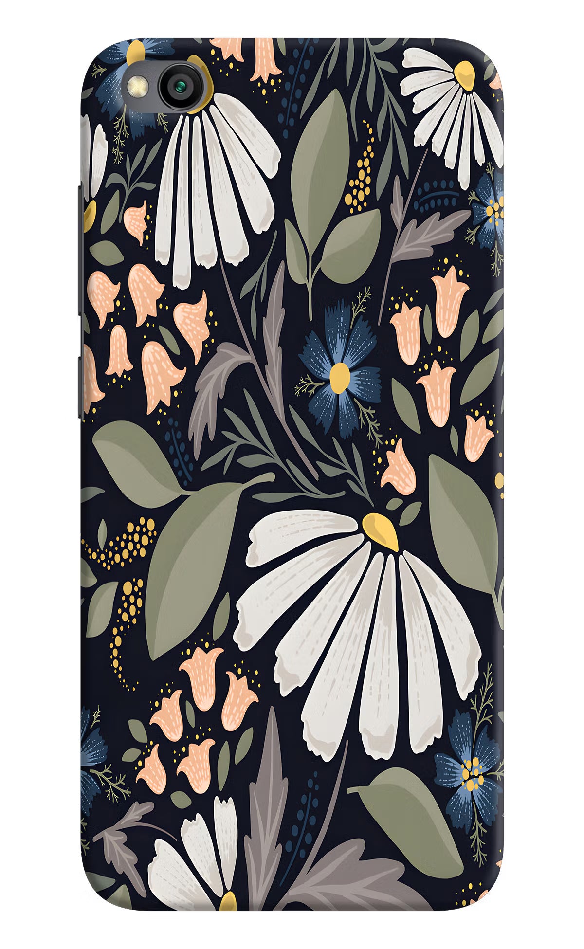Flowers Art Redmi Go Back Cover - Flowers Art Redmi Go Hard Case Back Cover by Casekaro Flowers Art Redmi Go Hard Case Back Cover by Casekaro
