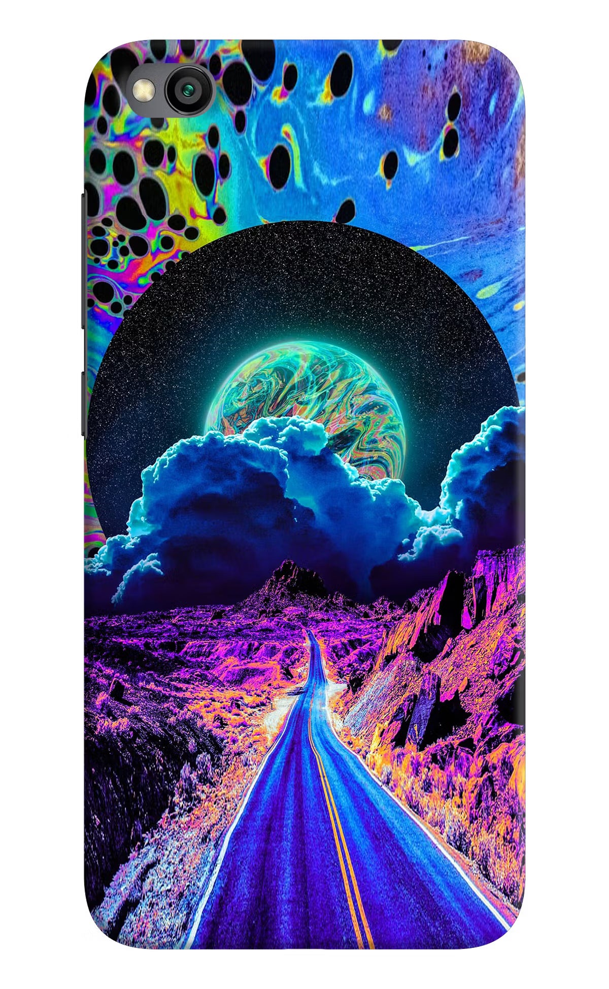 Psychedelic Painting Redmi Go Back Cover - Psychedelic Painting Redmi Go Hard Case Back Cover by Casekaro Psychedelic Painting Redmi Go Hard Case Back Cover by Casekaro