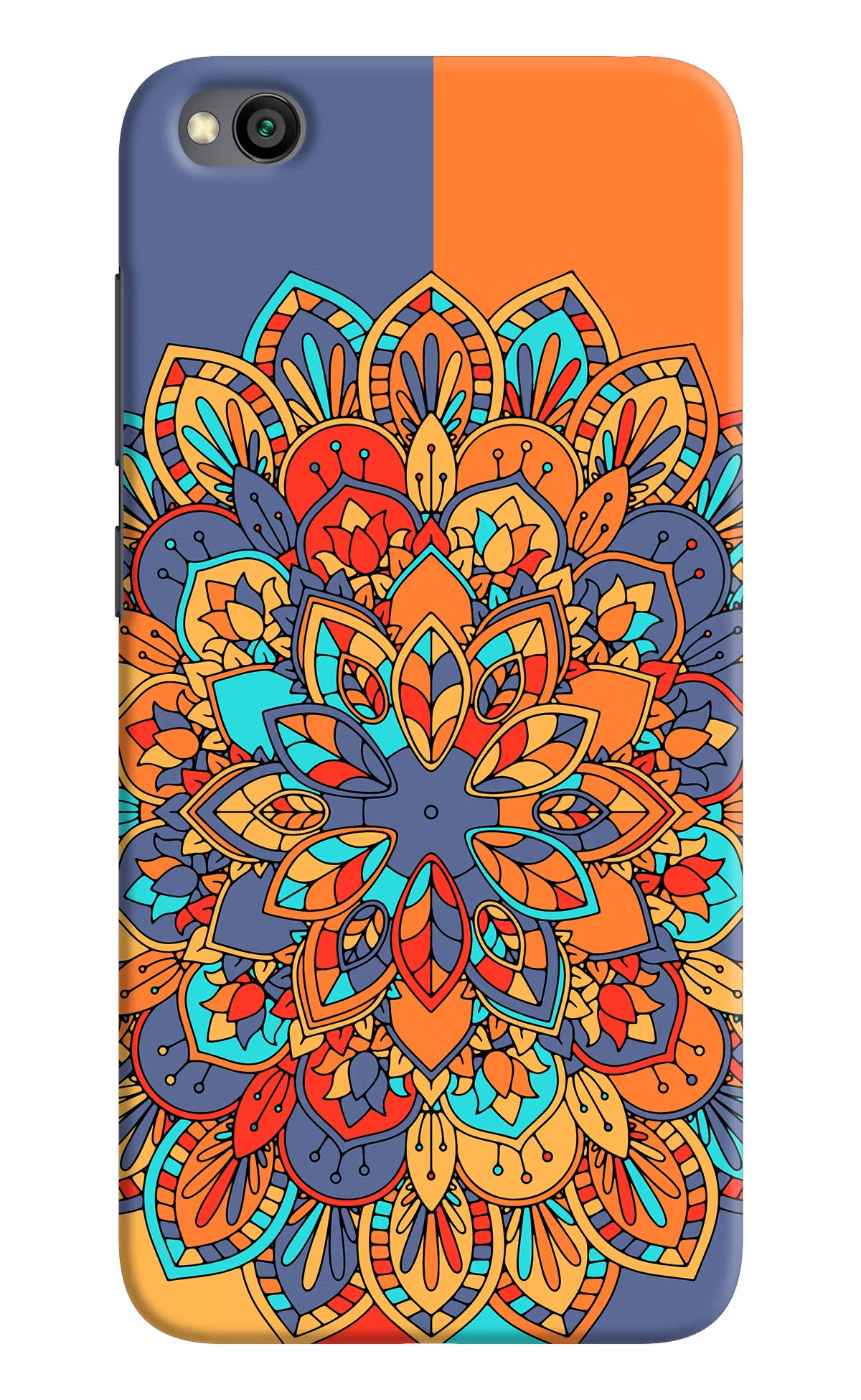 Color Mandala Redmi Go Back Cover - Color Mandala Redmi Go Hard Case Back Cover by Casekaro Color Mandala Redmi Go Hard Case Back Cover by Casekaro