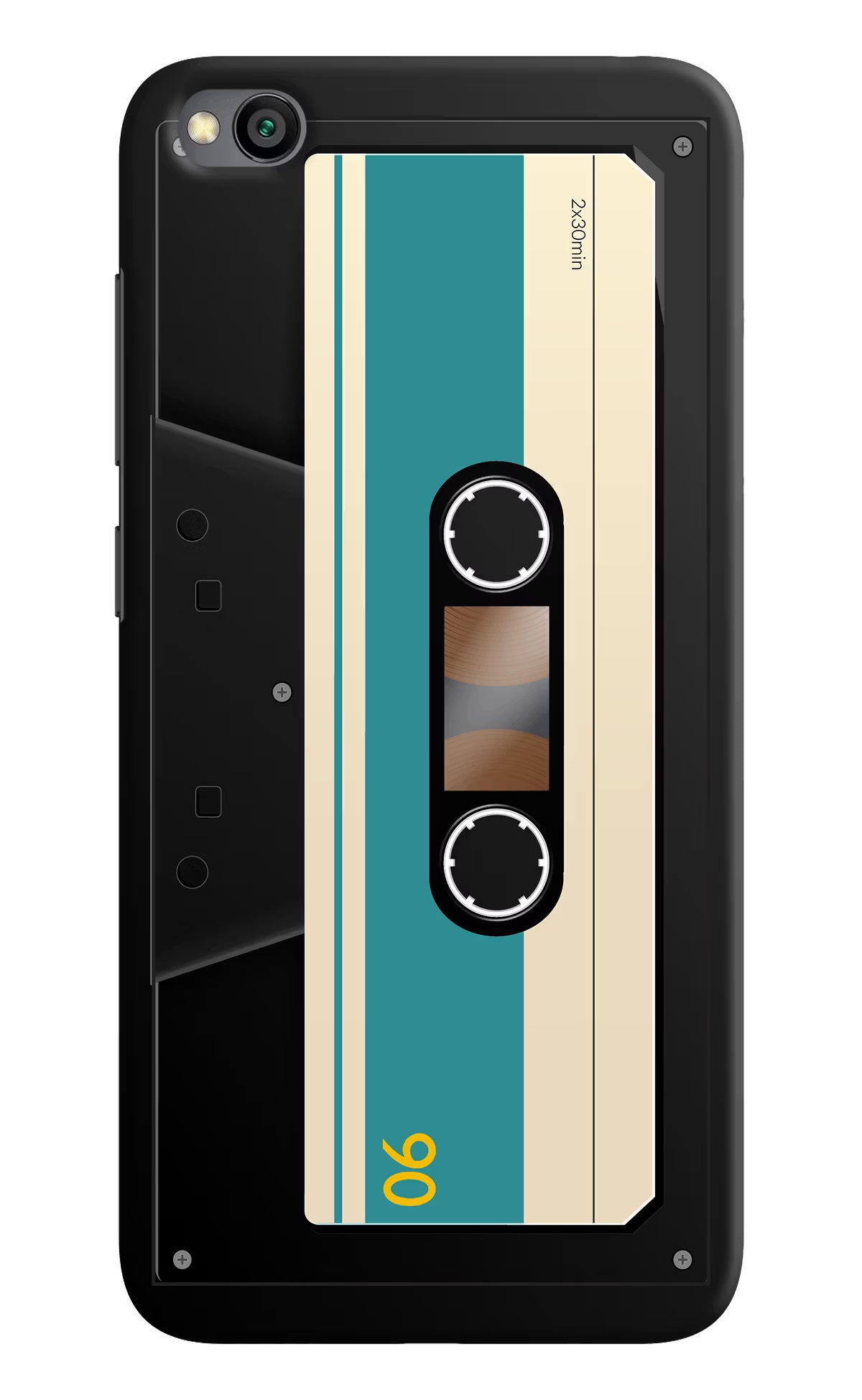 Cassette Redmi Go Back Cover - Cassette Redmi Go Hard Case Back Cover by Casekaro Cassette Redmi Go Hard Case Back Cover by Casekaro