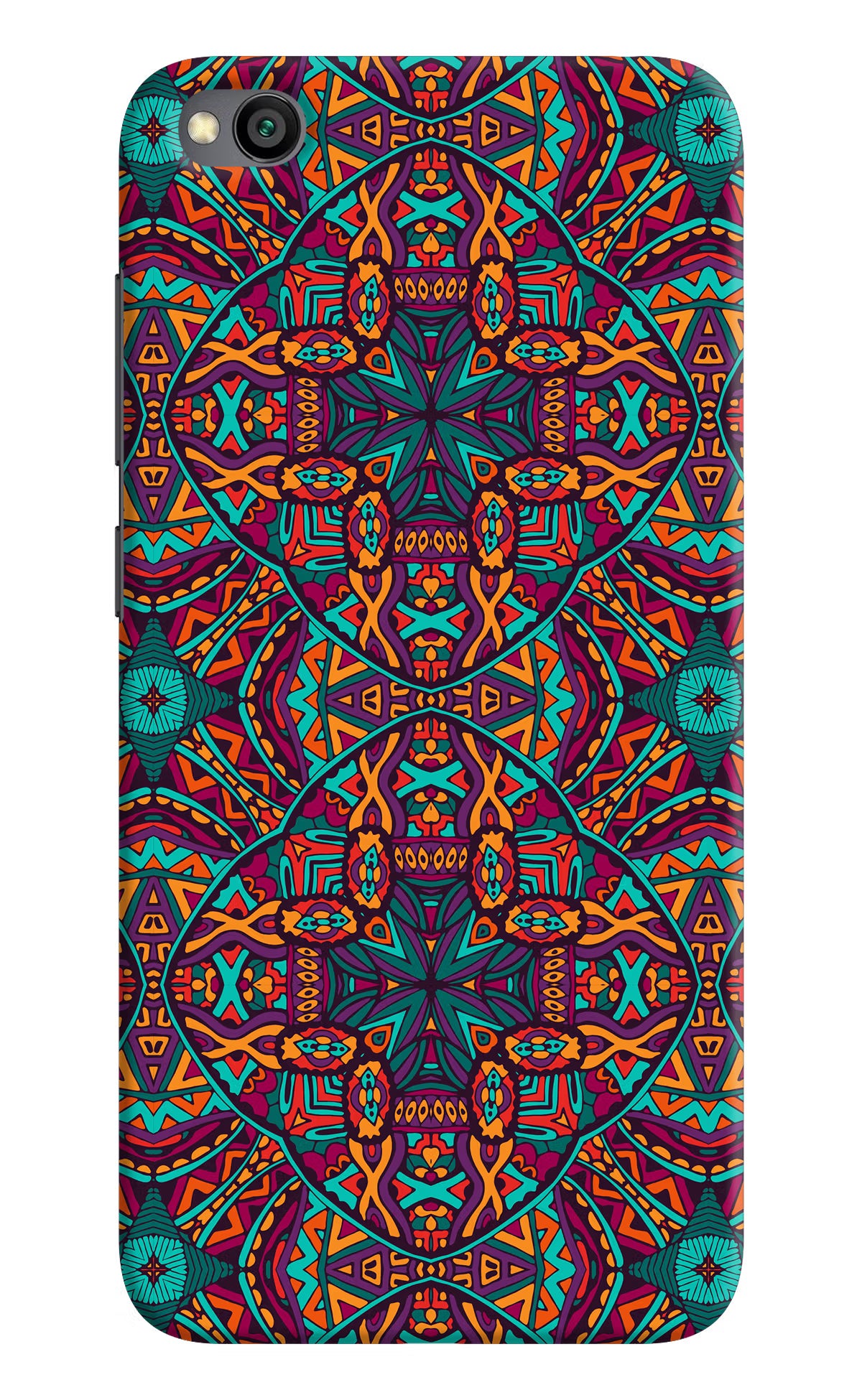 Colour Mandala Redmi Go Back Cover - Colour Mandala Redmi Go Hard Case Back Cover by Casekaro Colour Mandala Redmi Go Hard Case Back Cover by Casekaro
