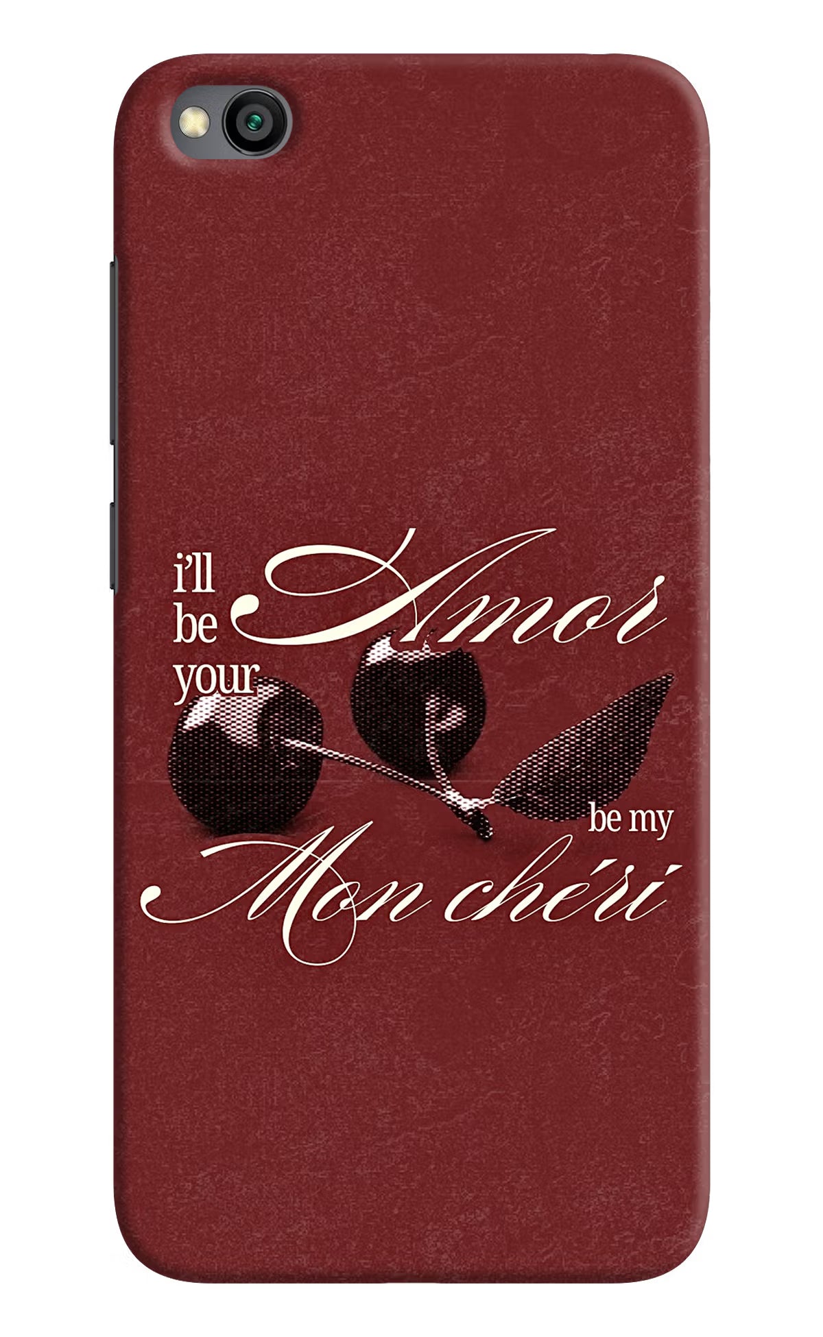 Velvet Cherry Redmi Go Back Cover - Velvet Cherry Redmi Go Back Cover Velvet Cherry Redmi Go Back Cover