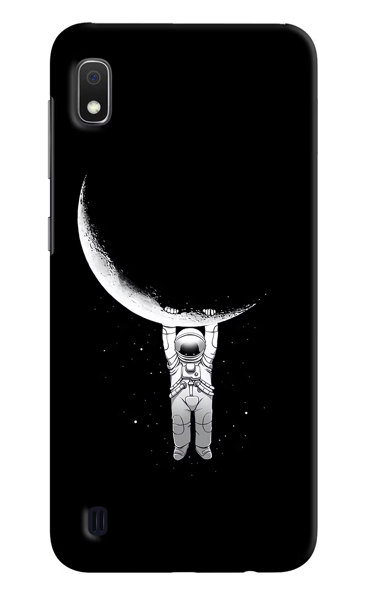 Moon Space Samsung A10 Hard Case Back Cover by Casekaro