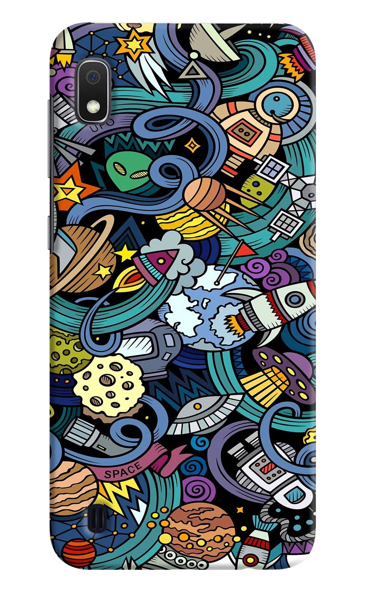 Space Abstract Samsung A10 Hard Case Back Cover by Casekaro