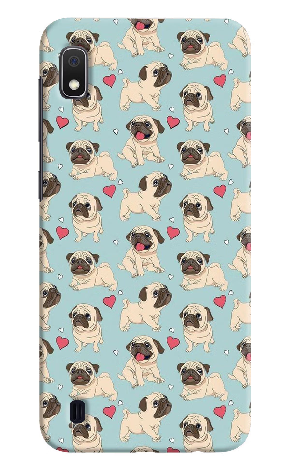 Pug Dog Samsung A10 Back Cover - Pug Dog Samsung A10 Hard Case Back Cover by Casekaro Pug Dog Samsung A10 Hard Case Back Cover by Casekaro