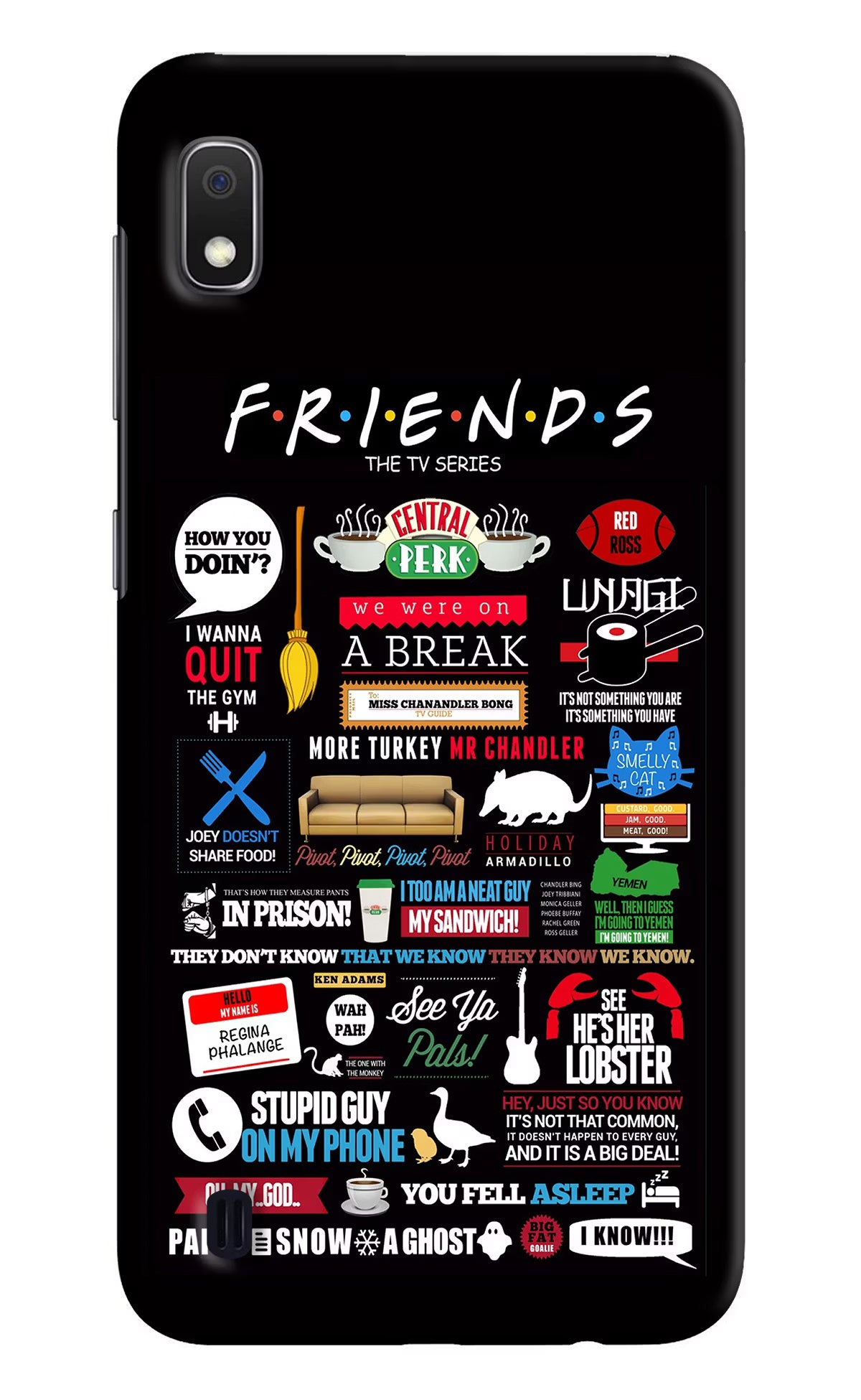 FRIENDS Samsung A10 Hard Case Back Cover by Casekaro