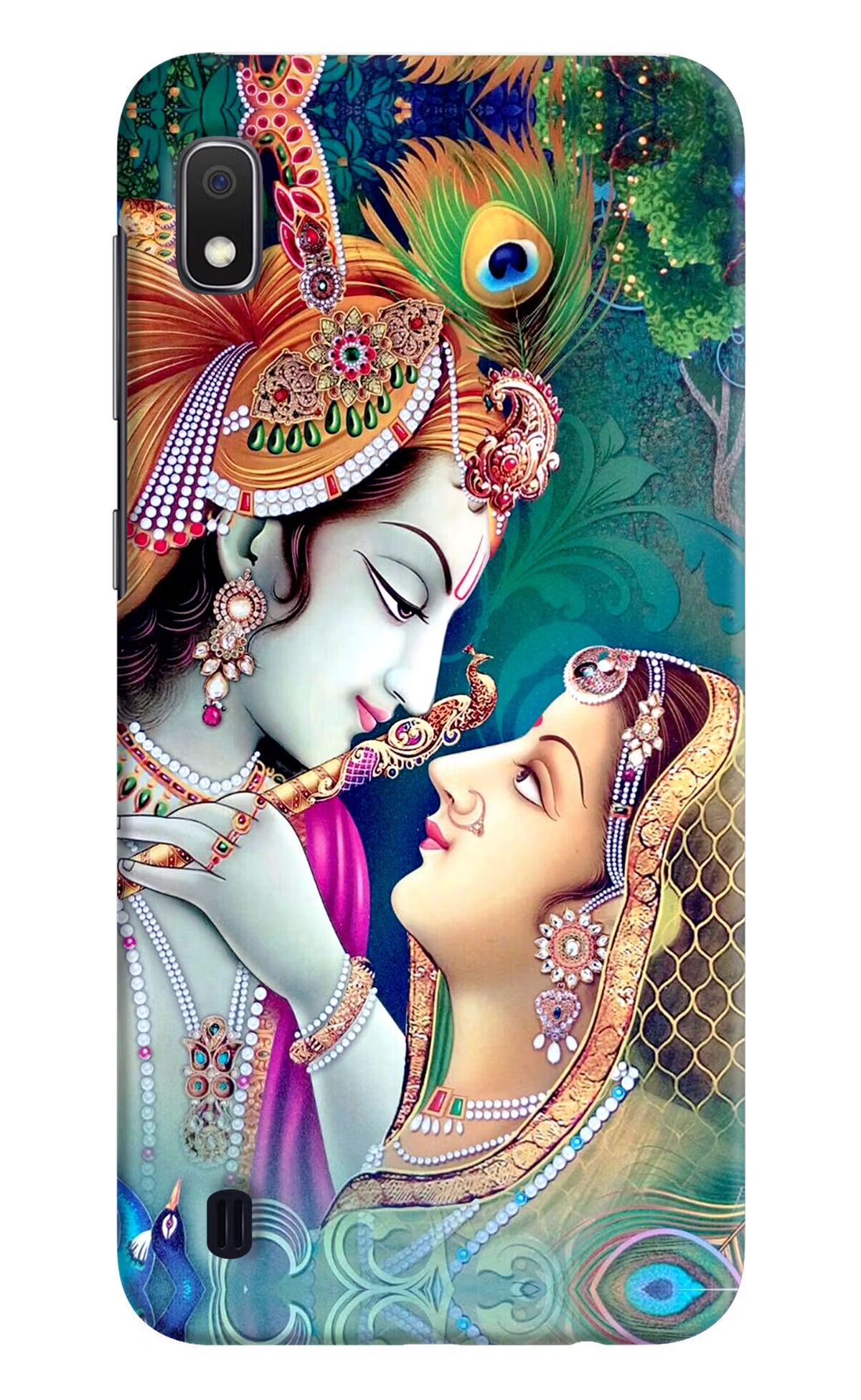 Lord Radha Krishna Samsung A10 Back Cover - Lord Radha Krishna Samsung A10 Hard Case Back Cover by Casekaro Lord Radha Krishna Samsung A10 Hard Case Back Cover by Casekaro
