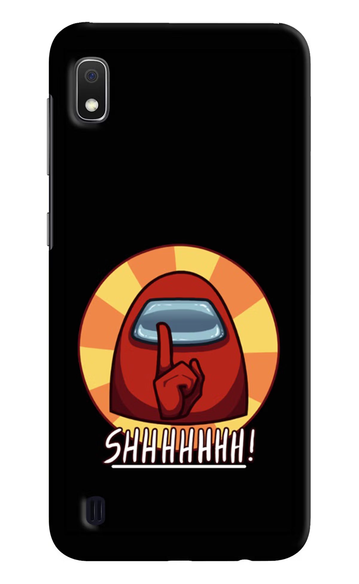 Among Us Shhh! Samsung A10 Hard Case Back Cover by Casekaro