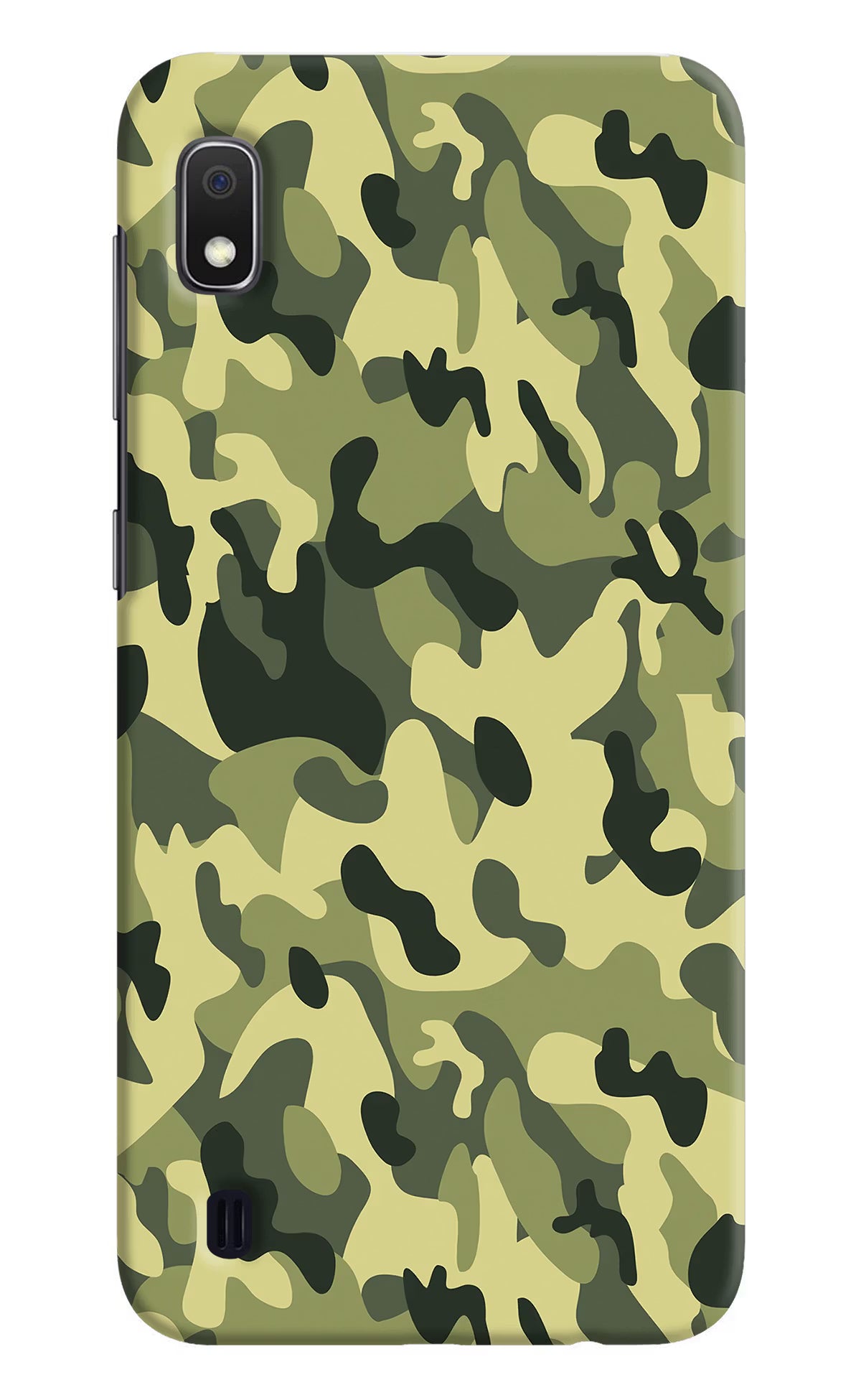 Camouflage Samsung A10 Hard Case Back Cover by Casekaro