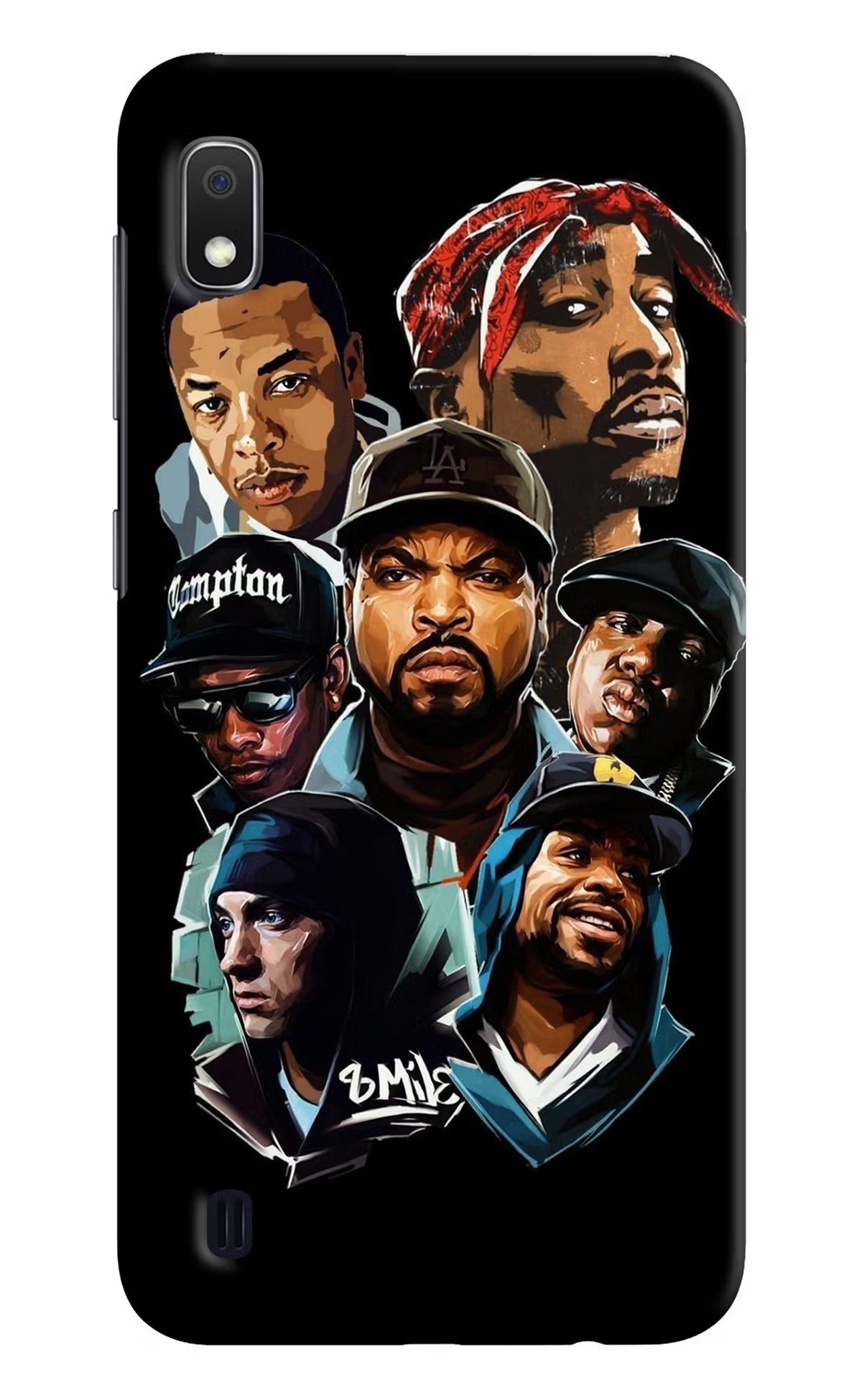 Rappers Samsung A10 Hard Case Back Cover by Casekaro