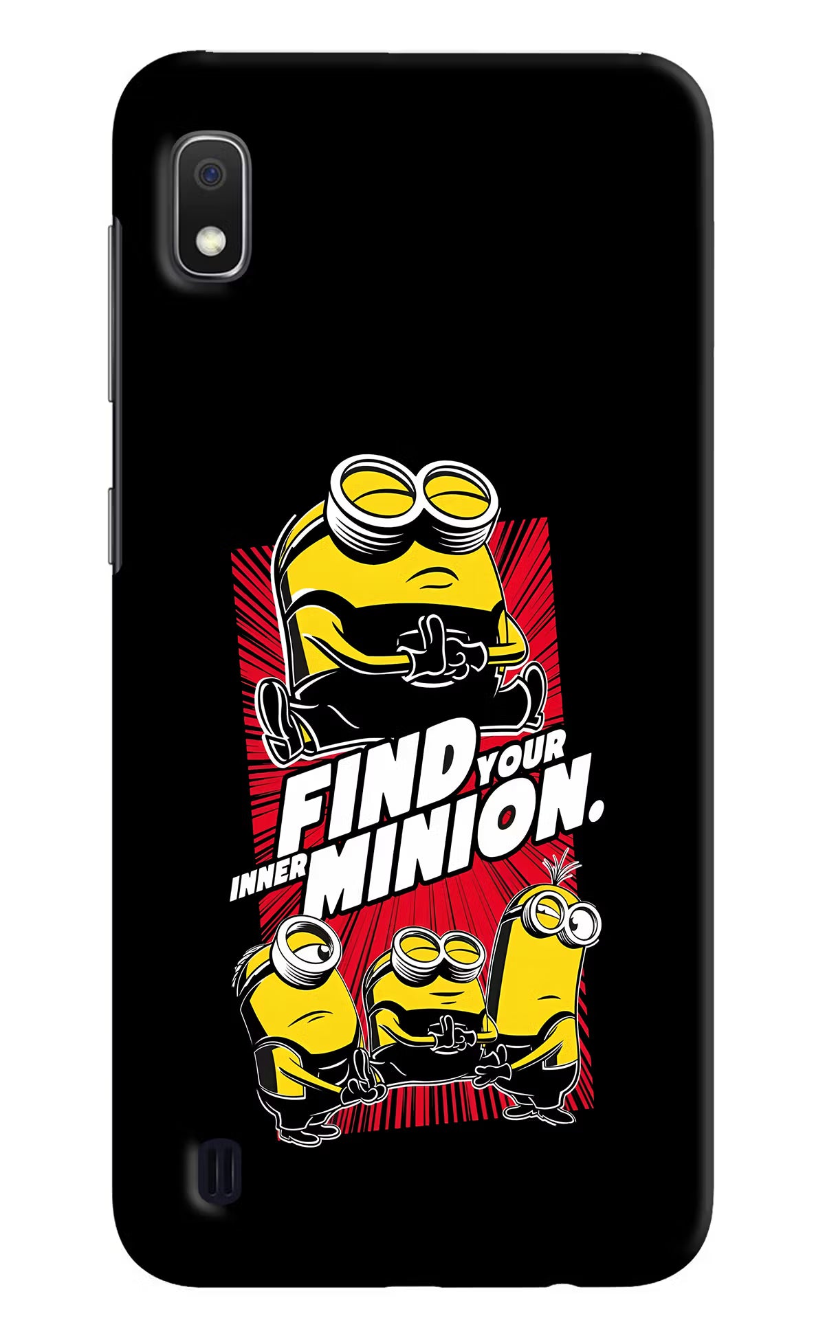 Find your inner Minion Samsung A10 Hard Case Back Cover by Casekaro