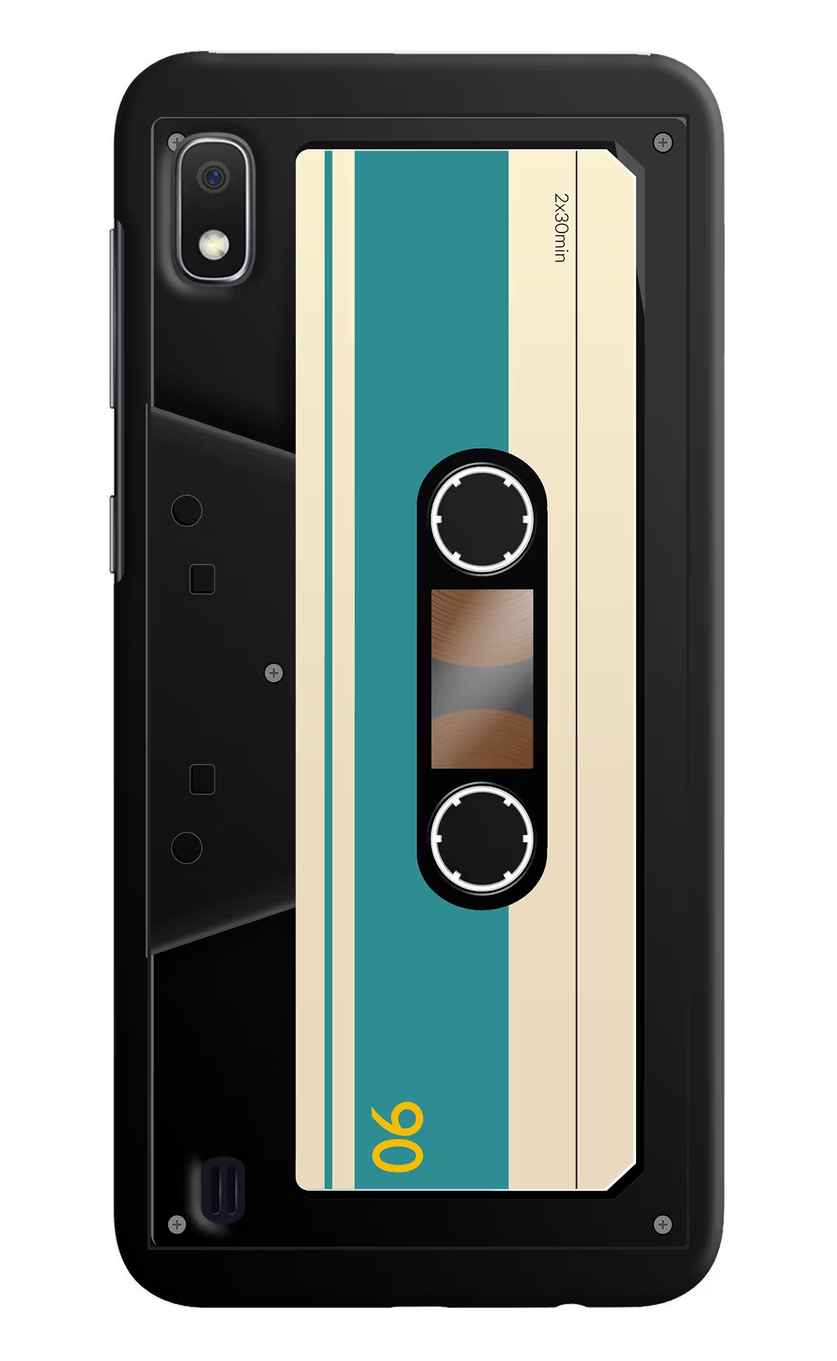 Cassette Samsung A10 Hard Case Back Cover by Casekaro