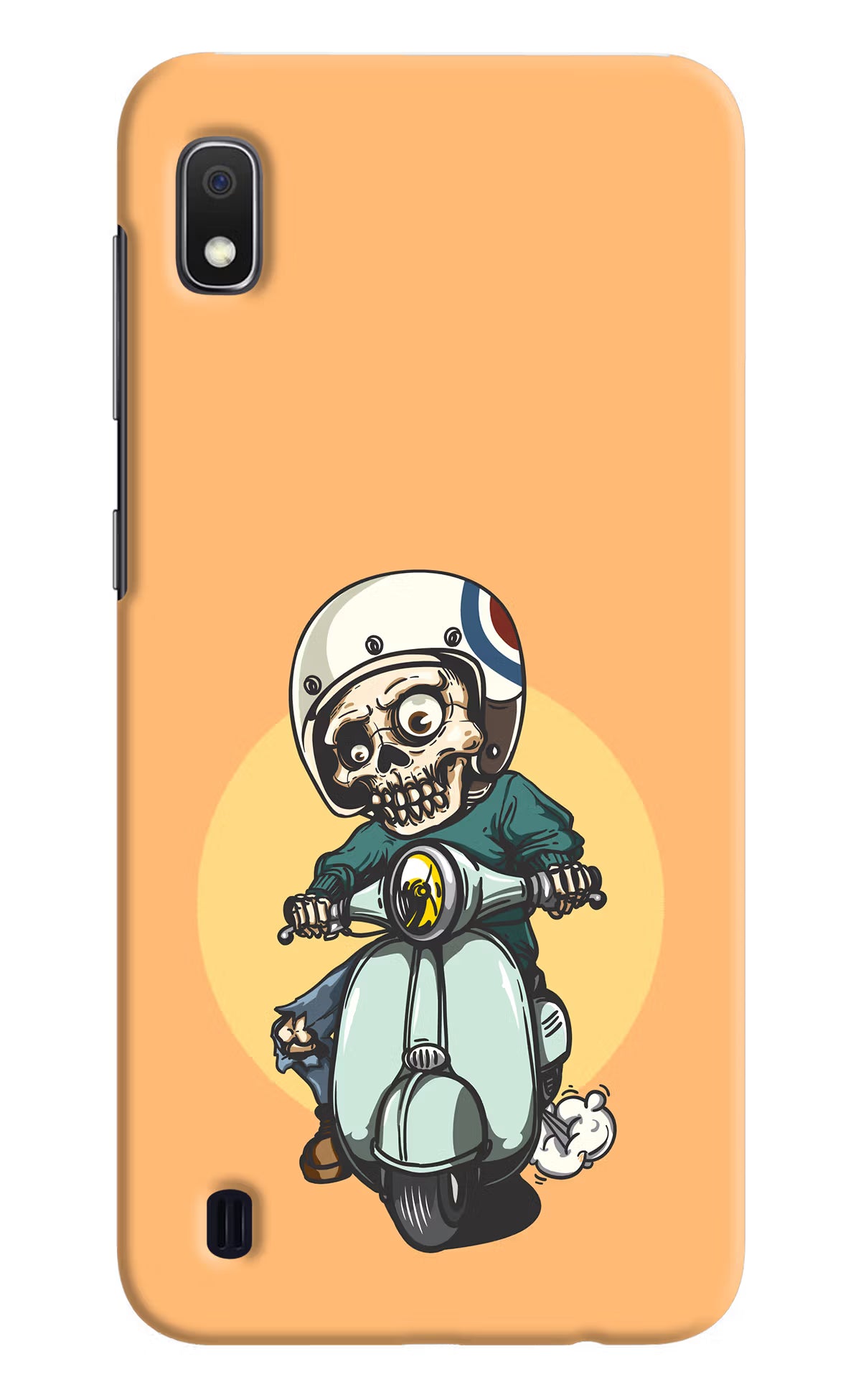 Undead Biker Samsung A10 Hard Case Back Cover by Casekaro