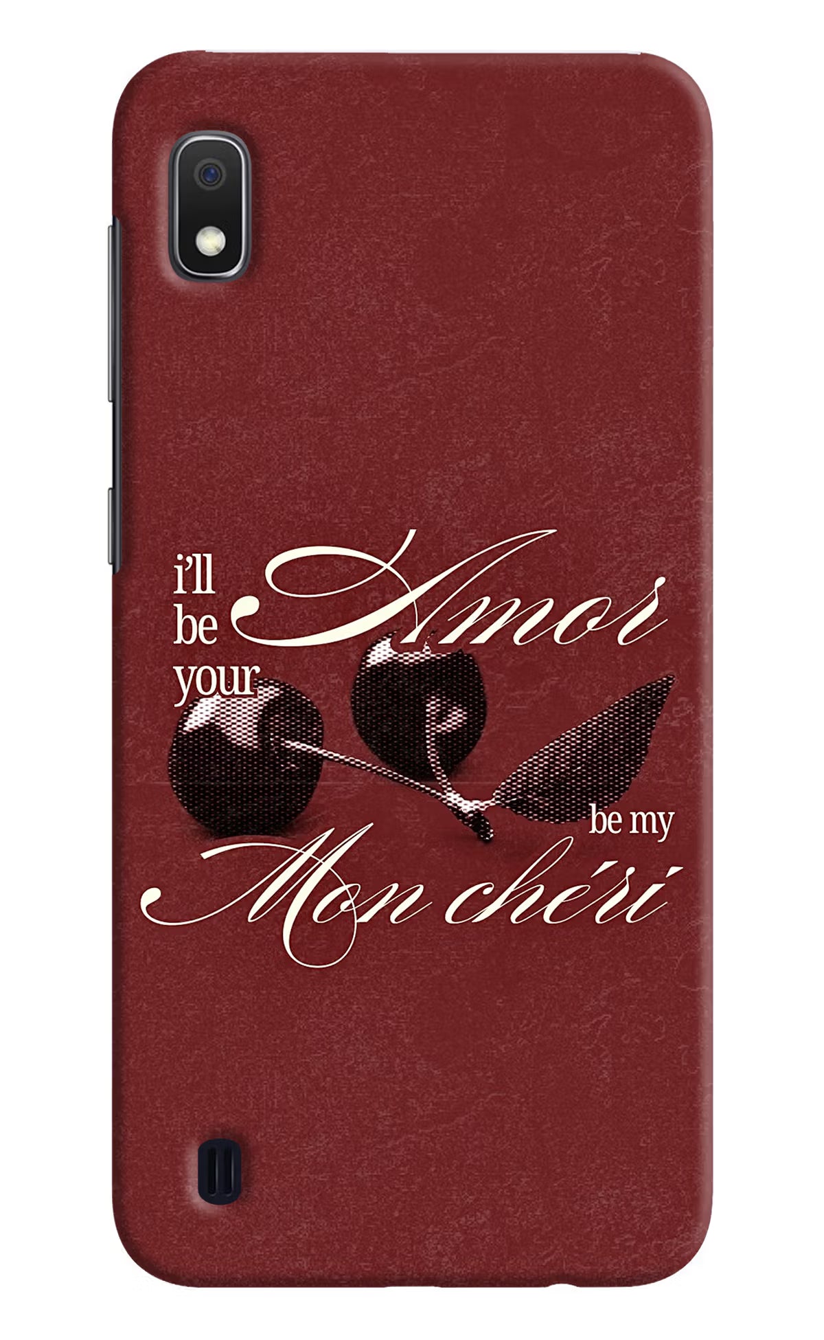 Velvet Cherry Samsung A10 Back Cover - Velvet Cherry Samsung A10 Back Cover Velvet Cherry Samsung A10 Back Cover
