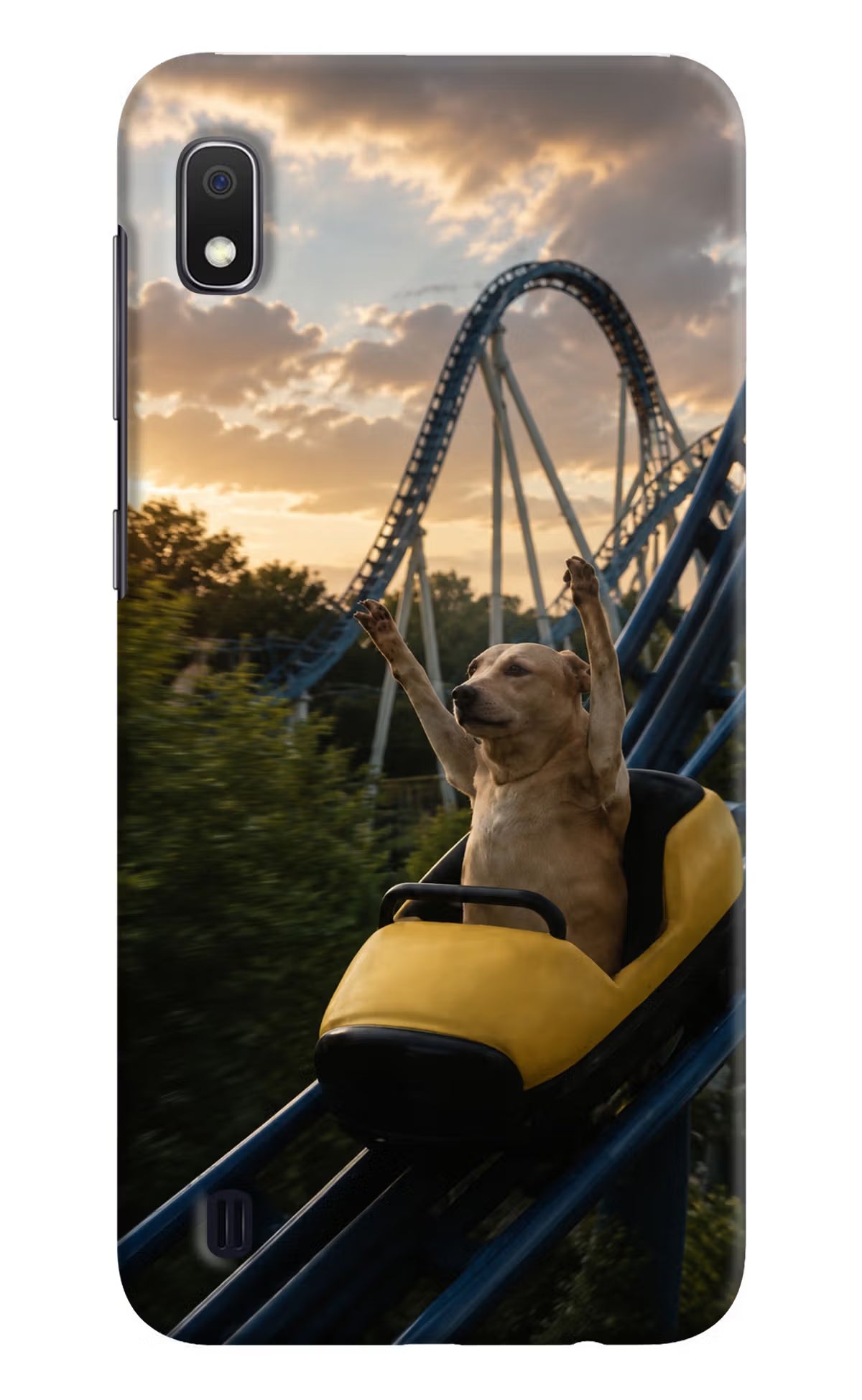 Rollercoaster Dog Samsung A10 Back Cover - Rollercoaster Dog Samsung A10 Back Cover Rollercoaster Dog Samsung A10 Back Cover