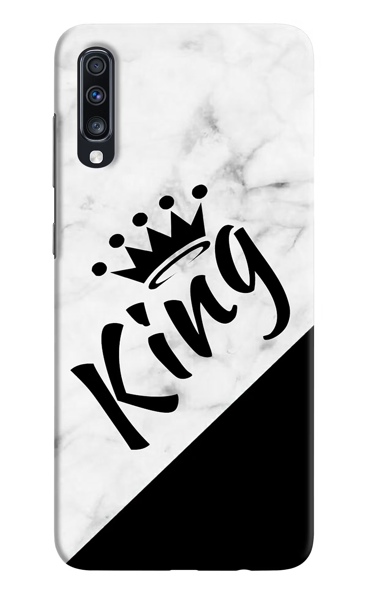 King Samsung A70 Back Cover - King Samsung A70 Hard Case Back Cover by Casekaro King Samsung A70 Hard Case Back Cover by Casekaro