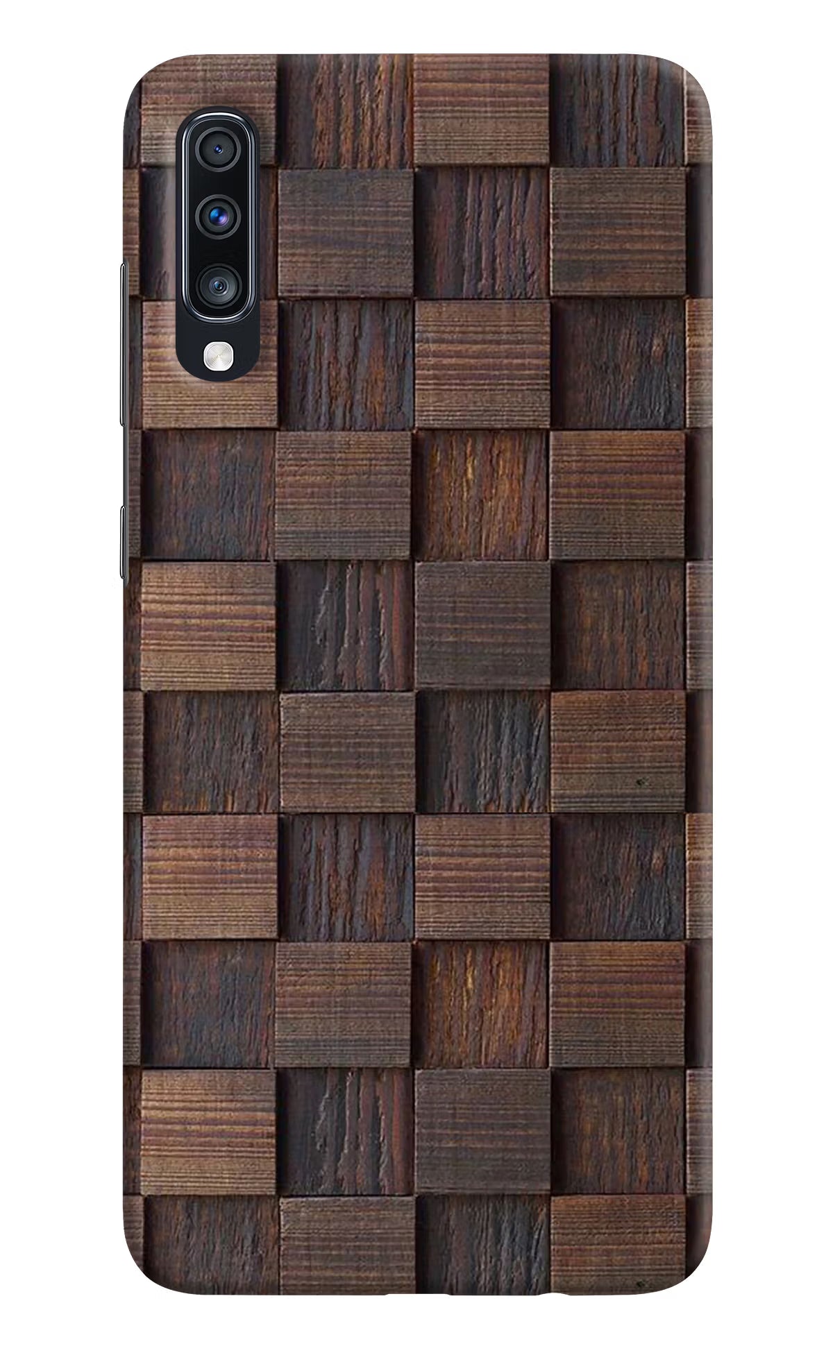 Wooden Cube Design Samsung A70 Back Cover - Wooden Cube Design Samsung A70 Hard Case Back Cover by Casekaro Wooden Cube Design Samsung A70 Hard Case Back Cover by Casekaro