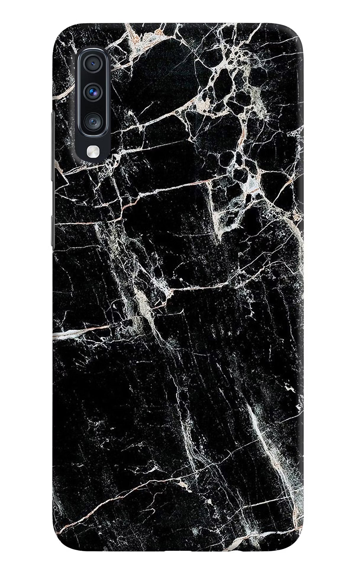 Black Marble Texture Samsung A70 Back Cover - Black Marble Texture Samsung A70 Hard Case Back Cover by Casekaro Black Marble Texture Samsung A70 Hard Case Back Cover by Casekaro