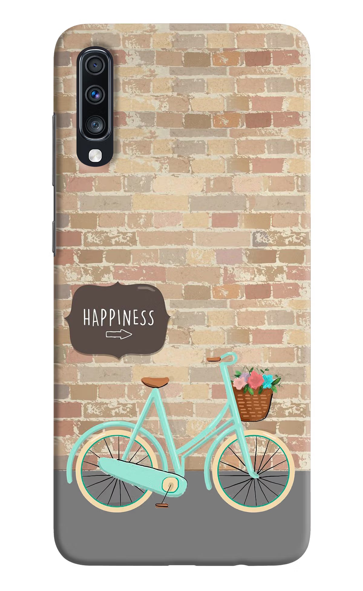 Happiness Artwork Samsung A70 Back Cover - Happiness Artwork Samsung A70 Hard Case Back Cover by Casekaro Happiness Artwork Samsung A70 Hard Case Back Cover by Casekaro