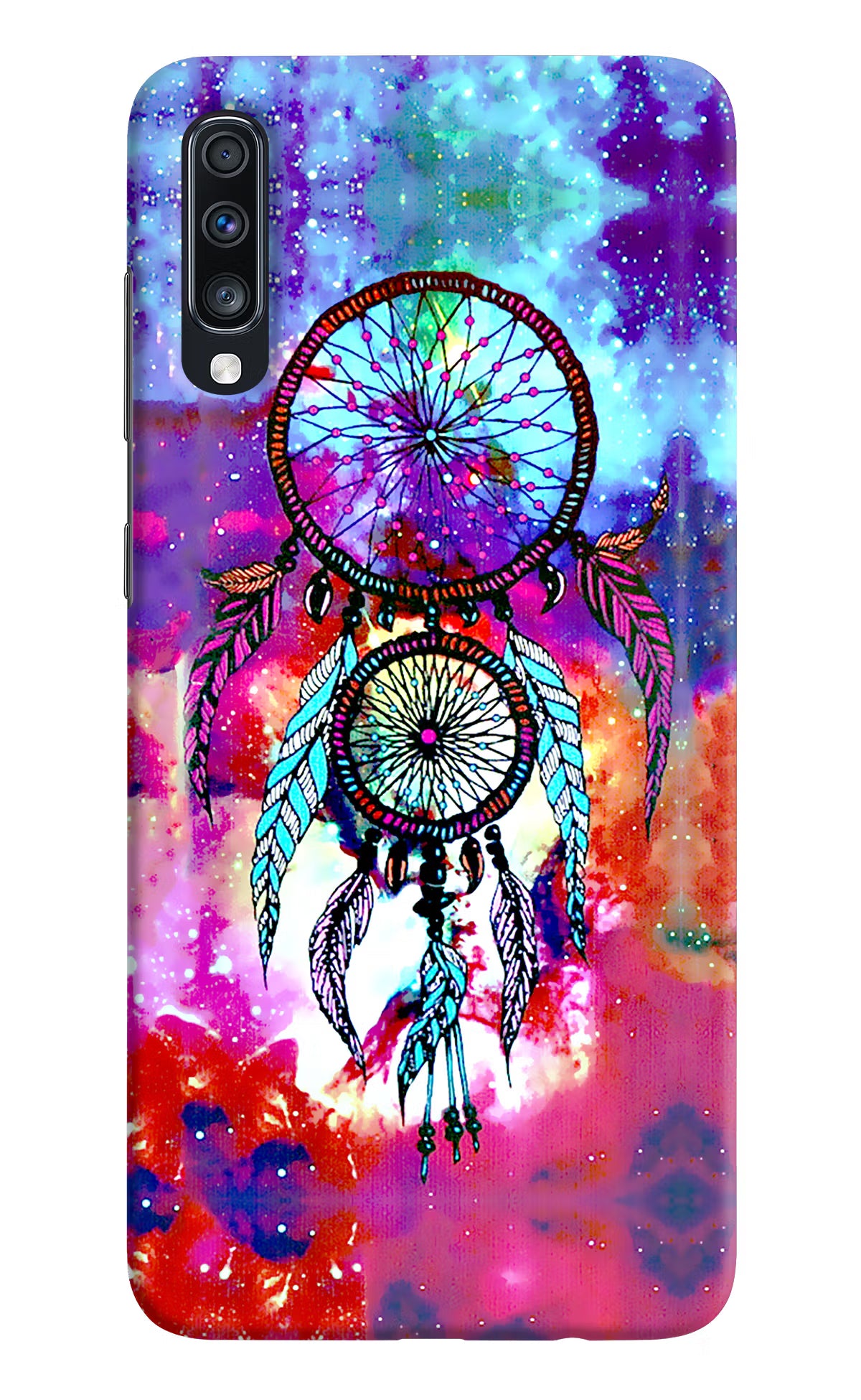 Dream Catcher Abstract Samsung A70 Back Cover - Dream Catcher Abstract Samsung A70 Hard Case Back Cover by Casekaro Dream Catcher Abstract Samsung A70 Hard Case Back Cover by Casekaro