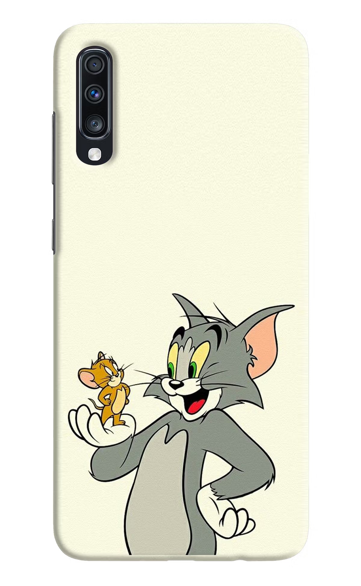 Tom & Jerry Samsung A70 Back Cover - Tom & Jerry Samsung A70 Hard Case Back Cover by Casekaro Tom & Jerry Samsung A70 Hard Case Back Cover by Casekaro