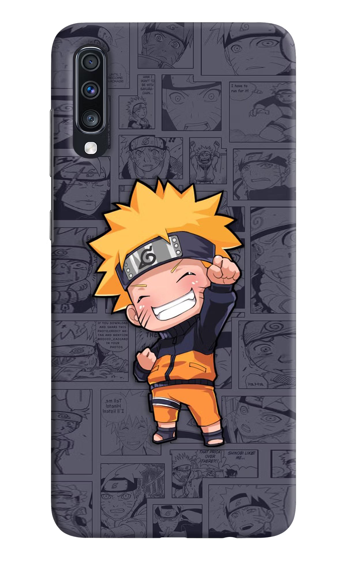 Chota Naruto Samsung A70 Back Cover - Chota Naruto Samsung A70 Hard Case Back Cover by Casekaro Chota Naruto Samsung A70 Hard Case Back Cover by Casekaro