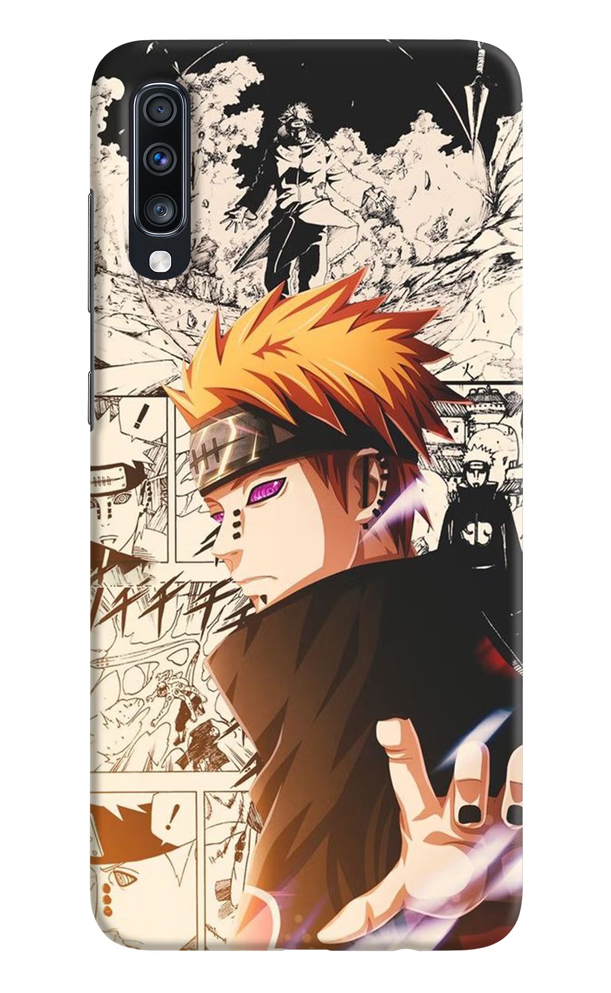Pain Anime Samsung A70 Back Cover - Pain Anime Samsung A70 Hard Case Back Cover by Casekaro Pain Anime Samsung A70 Hard Case Back Cover by Casekaro