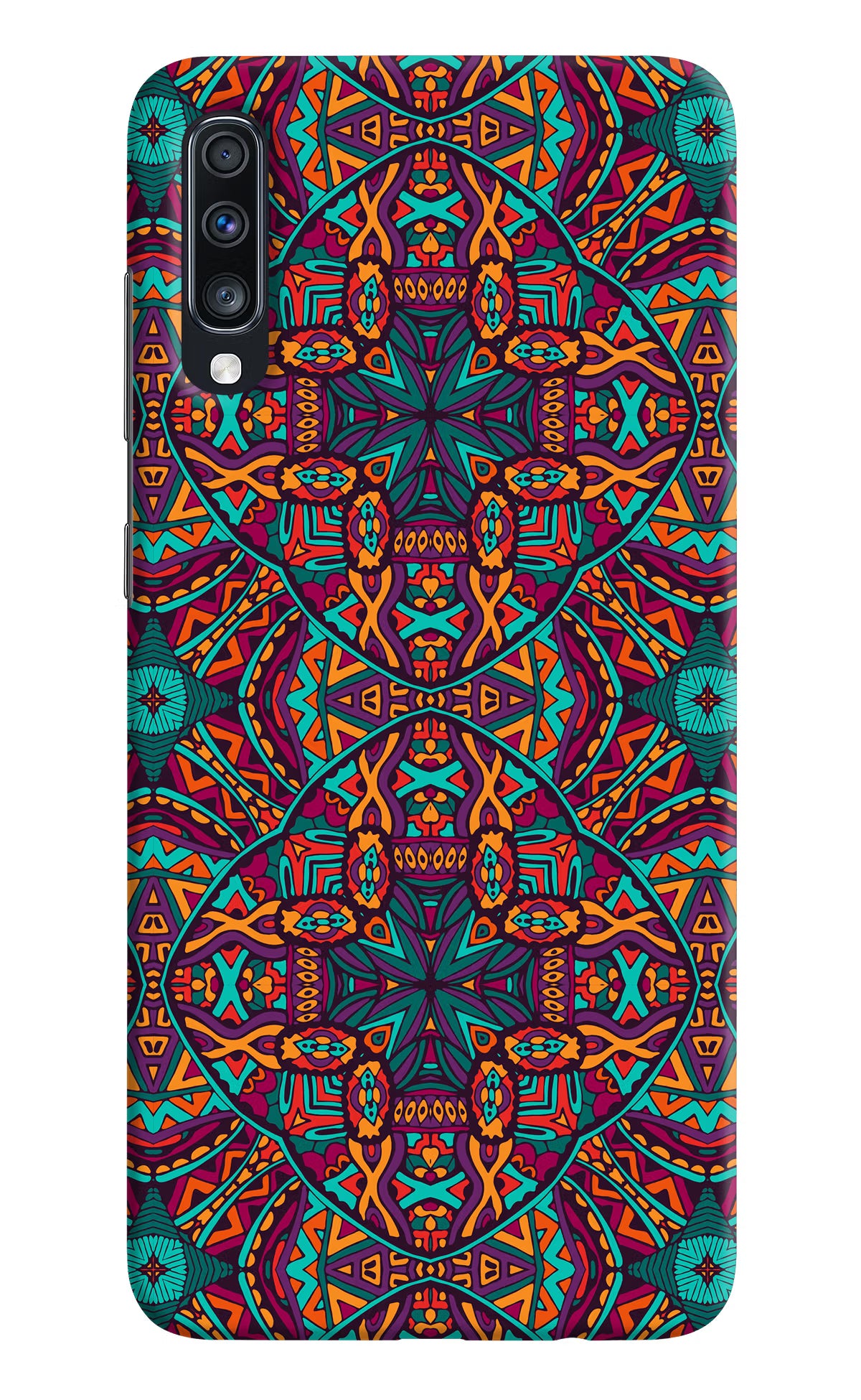 Colour Mandala Samsung A70 Back Cover - Colour Mandala Samsung A70 Hard Case Back Cover by Casekaro Colour Mandala Samsung A70 Hard Case Back Cover by Casekaro