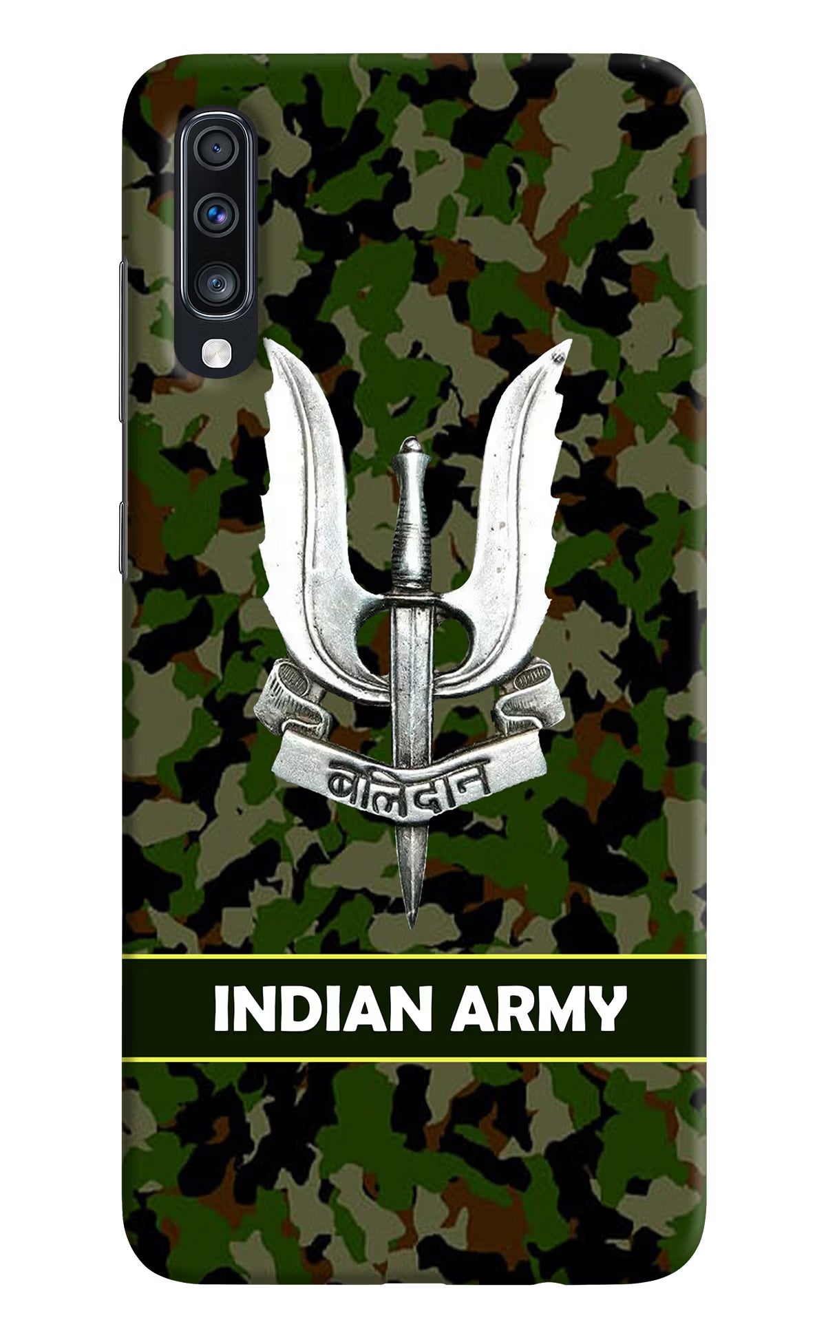 Balidan Indian Logo Samsung A70 Back Cover - Balidan Indian Logo Samsung A70 Hard Case Back Cover by Casekaro Balidan Indian Logo Samsung A70 Hard Case Back Cover by Casekaro