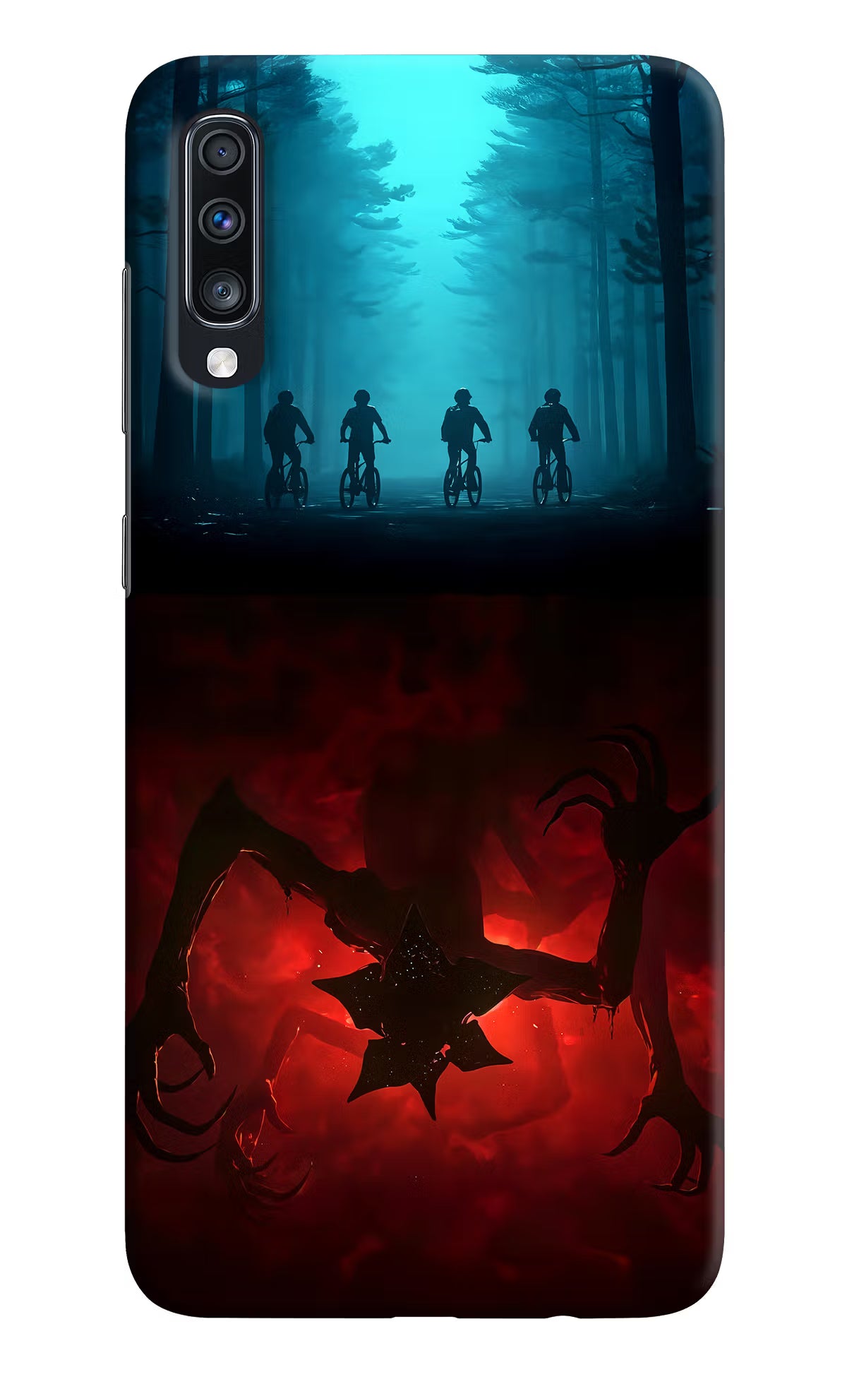 Ordinary Things Downside Up Samsung A70 Back Cover - Ordinary Things Downside Up Samsung A70 Hard Case Back Cover by Casekaro Ordinary Things Downside Up Samsung A70 Hard Case Back Cover by Casekaro