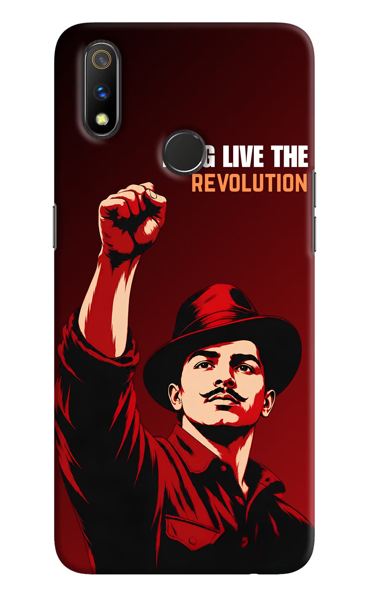 Bhagat Singh Revolution Realme 3 Pro Back Cover - Bhagat Singh Revolution Realme 3 Pro Back Cover Bhagat Singh Revolution Realme 3 Pro Back Cover