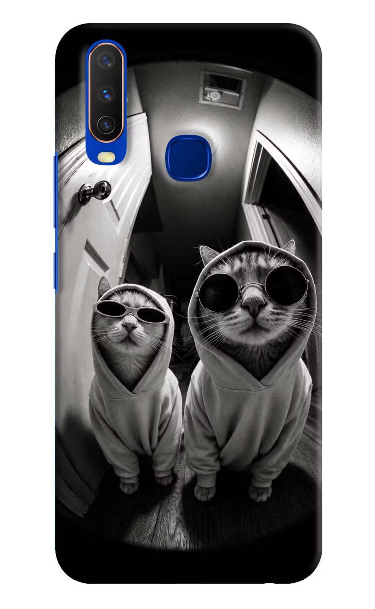 Hood Cats Vivo Y15/Y17 Back Cover - Hood Cats Vivo Y15/Y17 Back Cover Hood Cats Vivo Y15/Y17 Back Cover