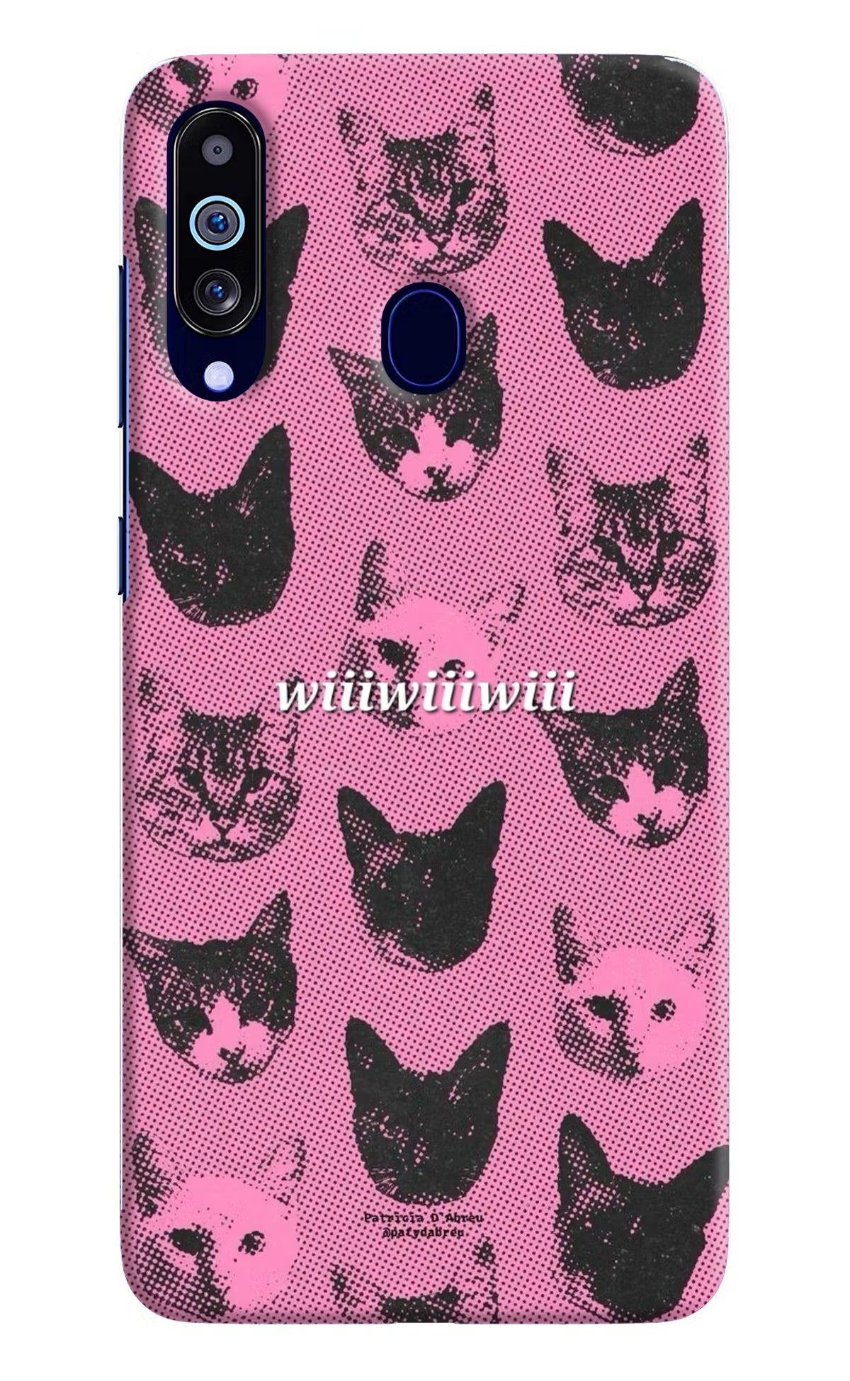 Pink Cats Samsung M40/A60 Back Cover - Pink Cats Samsung M40/A60 Back Cover Pink Cats Samsung M40/A60 Back Cover
