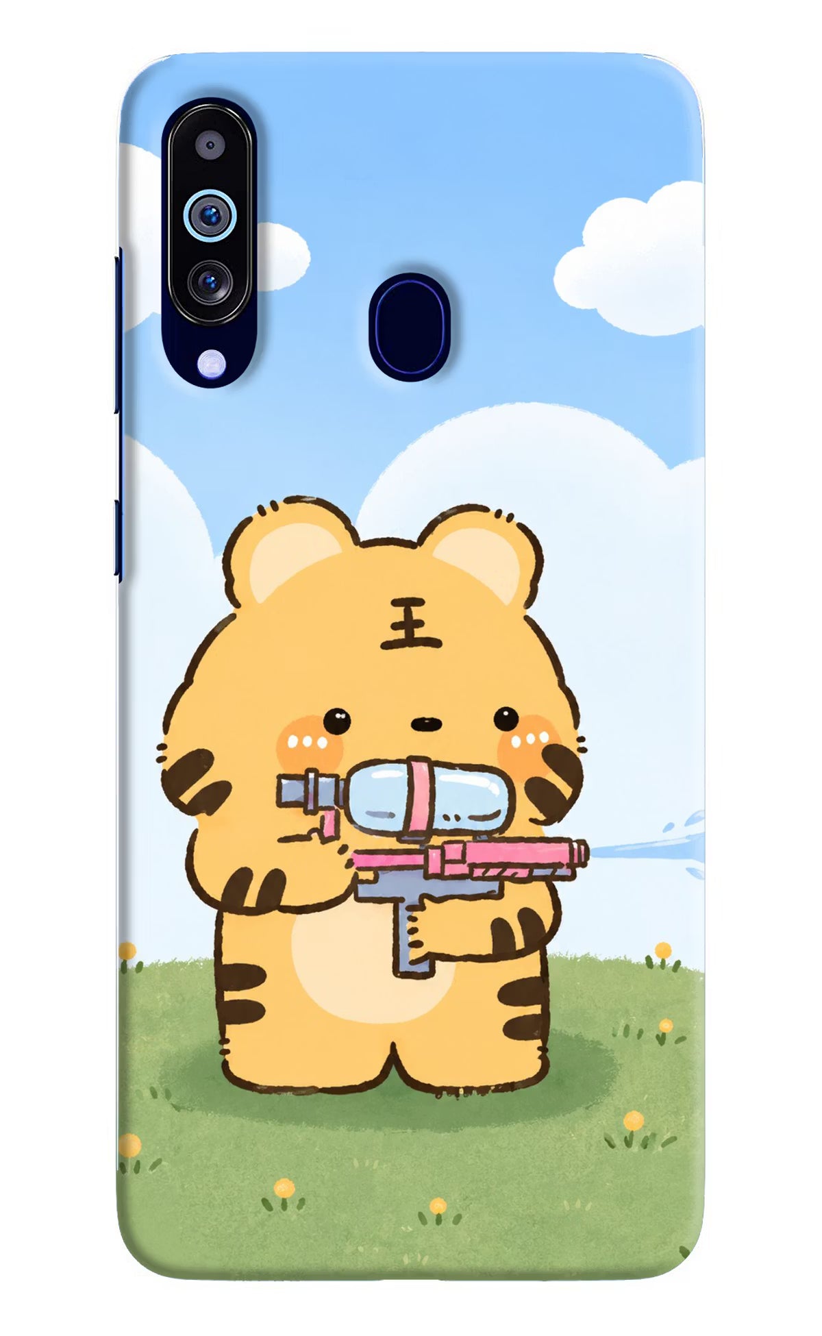 Tiger Treat Samsung M40/A60 Back Cover - Tiger Treat Samsung M40/A60 Back Cover Tiger Treat Samsung M40/A60 Back Cover