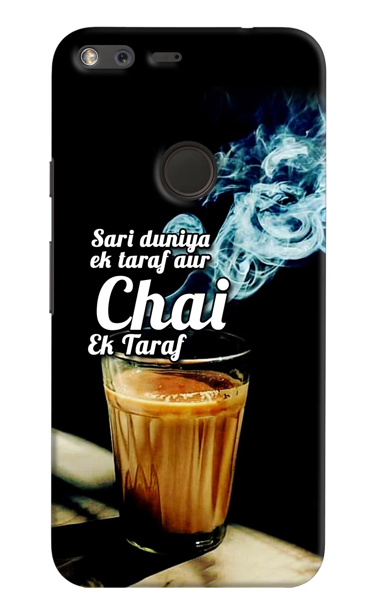 Chai Ek Taraf Quote Google Pixel Back Cover - Chai Ek Taraf Quote Google Pixel Hard Case Back Cover by Casekaro Chai Ek Taraf Quote Google Pixel Hard Case Back Cover by Casekaro