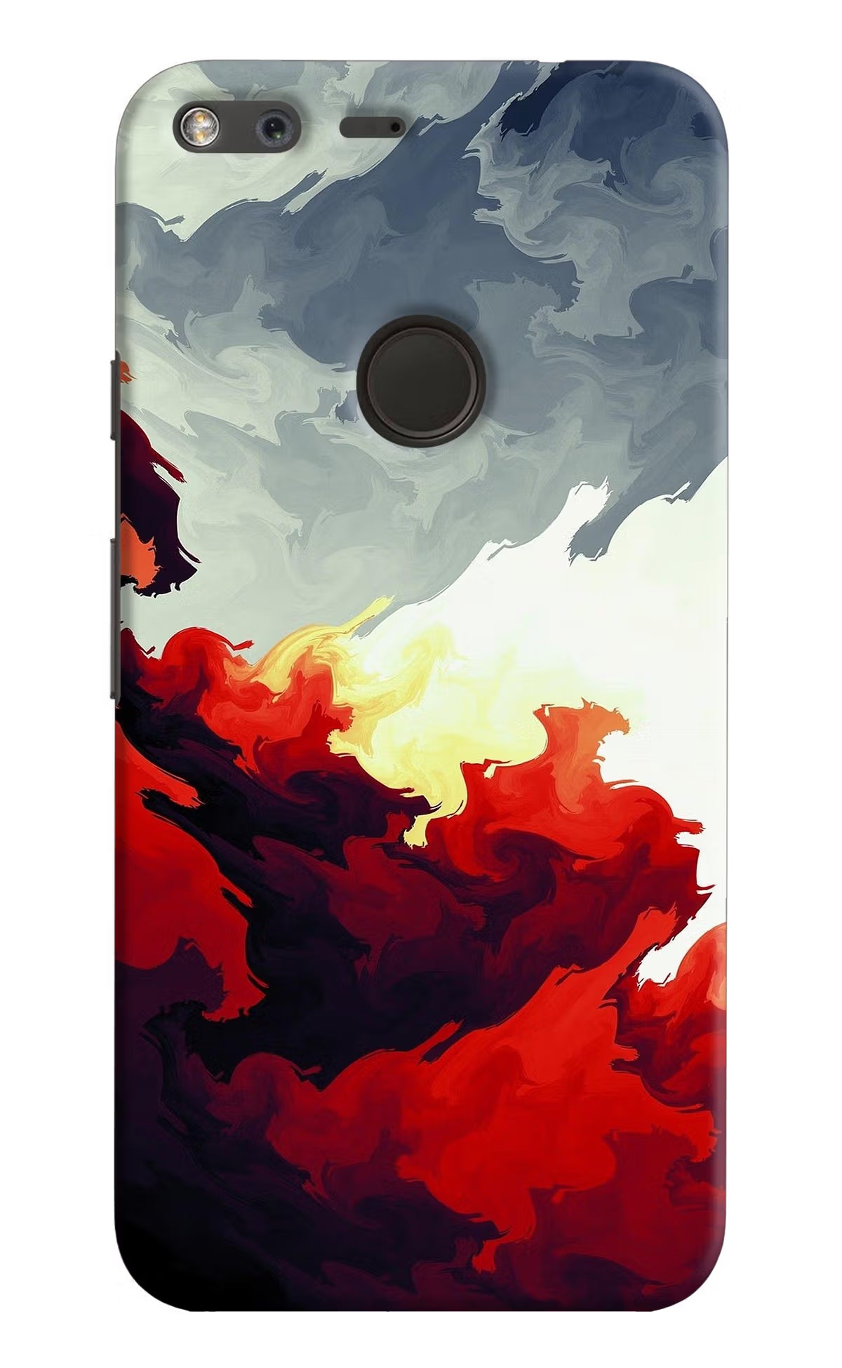Fire Cloud Google Pixel Back Cover - Fire Cloud Google Pixel Hard Case Back Cover by Casekaro Fire Cloud Google Pixel Hard Case Back Cover by Casekaro