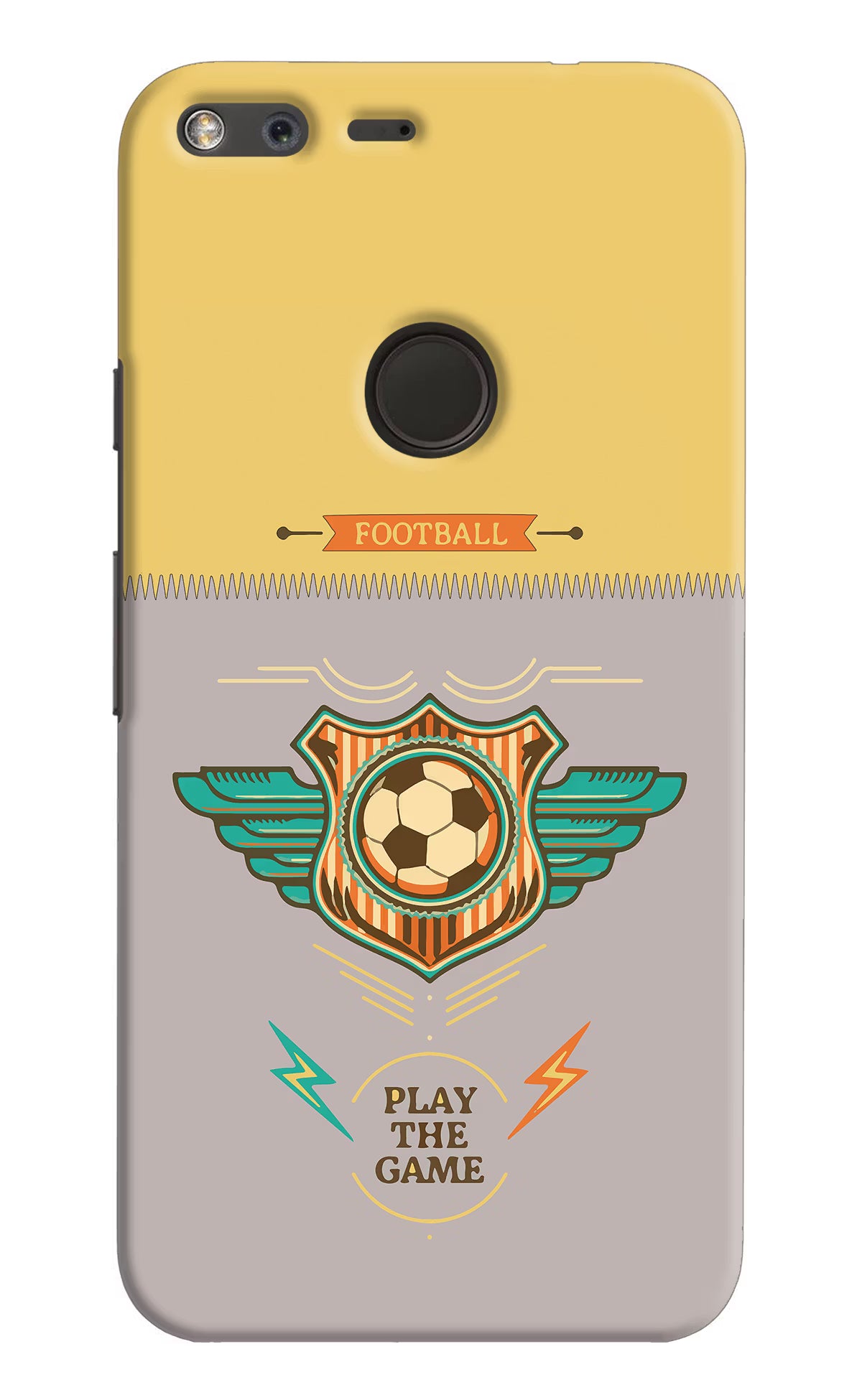 Football Google Pixel Back Cover - Football Google Pixel Hard Case Back Cover by Casekaro Football Google Pixel Hard Case Back Cover by Casekaro
