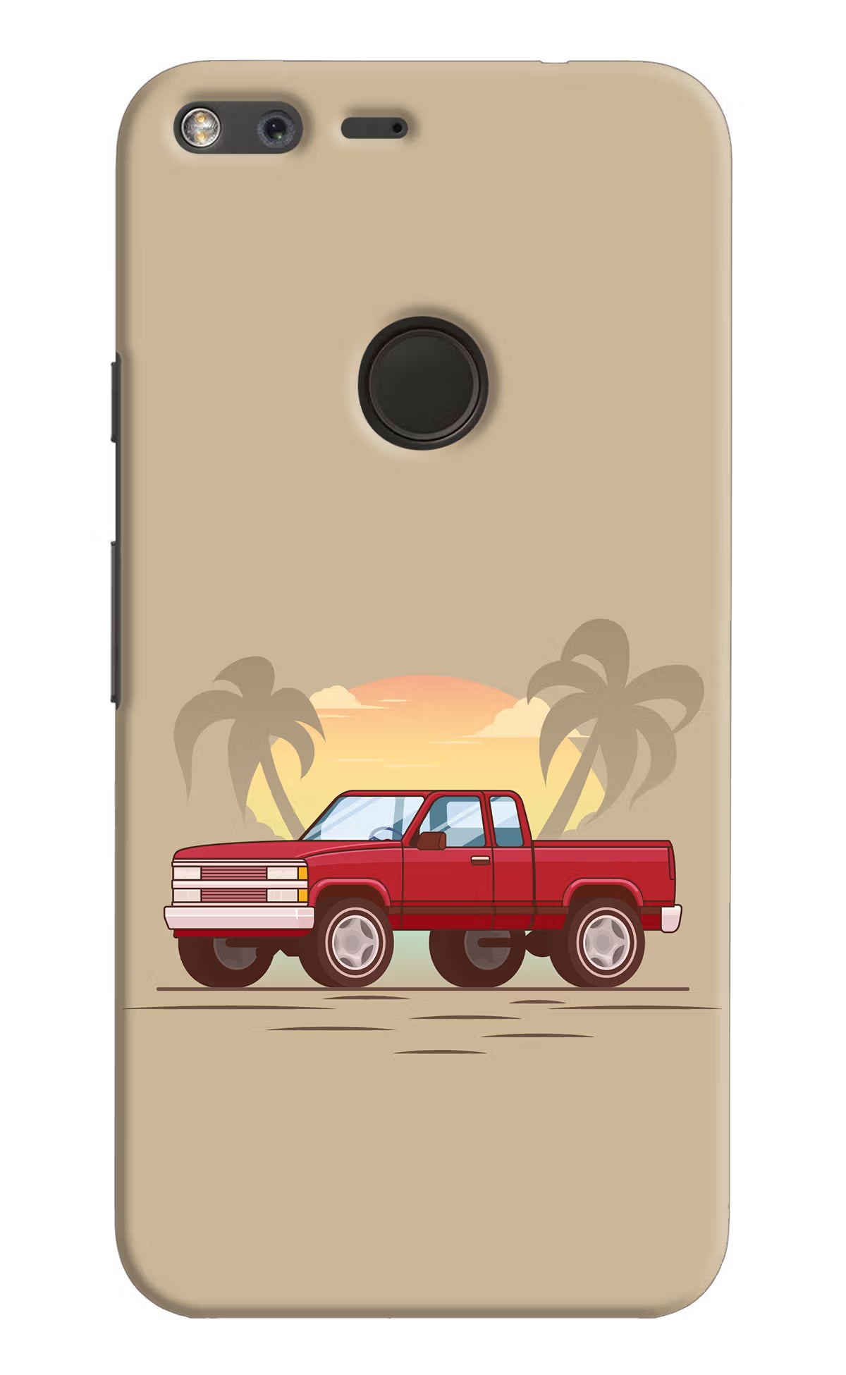 Desert Classic Drive Google Pixel Back Cover - Desert Classic Drive Google Pixel Hard Case Back Cover by Casekaro Desert Classic Drive Google Pixel Hard Case Back Cover by Casekaro
