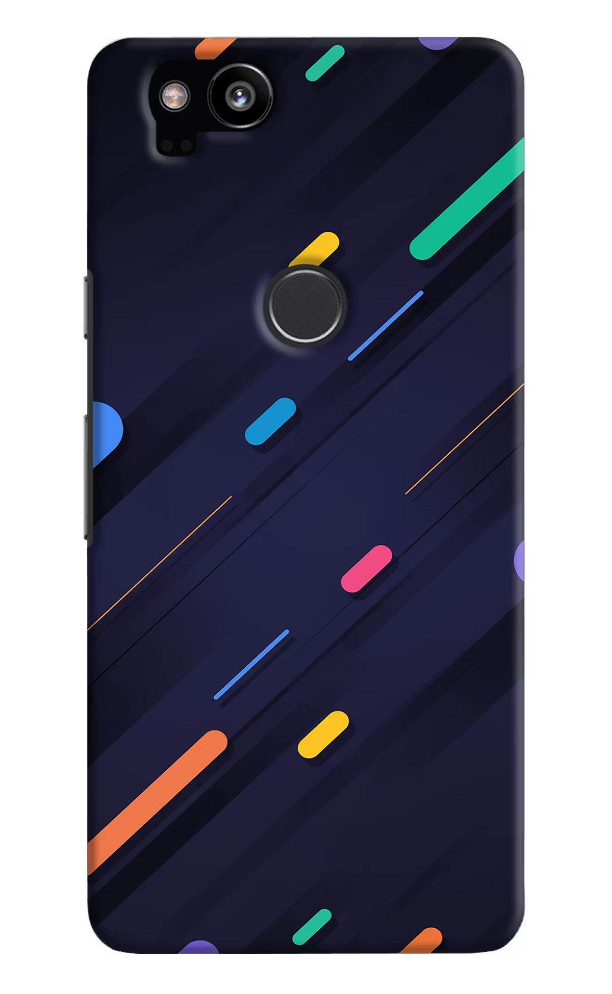 Abstract Design Google Pixel 2 Hard Case Back Cover by Casekaro