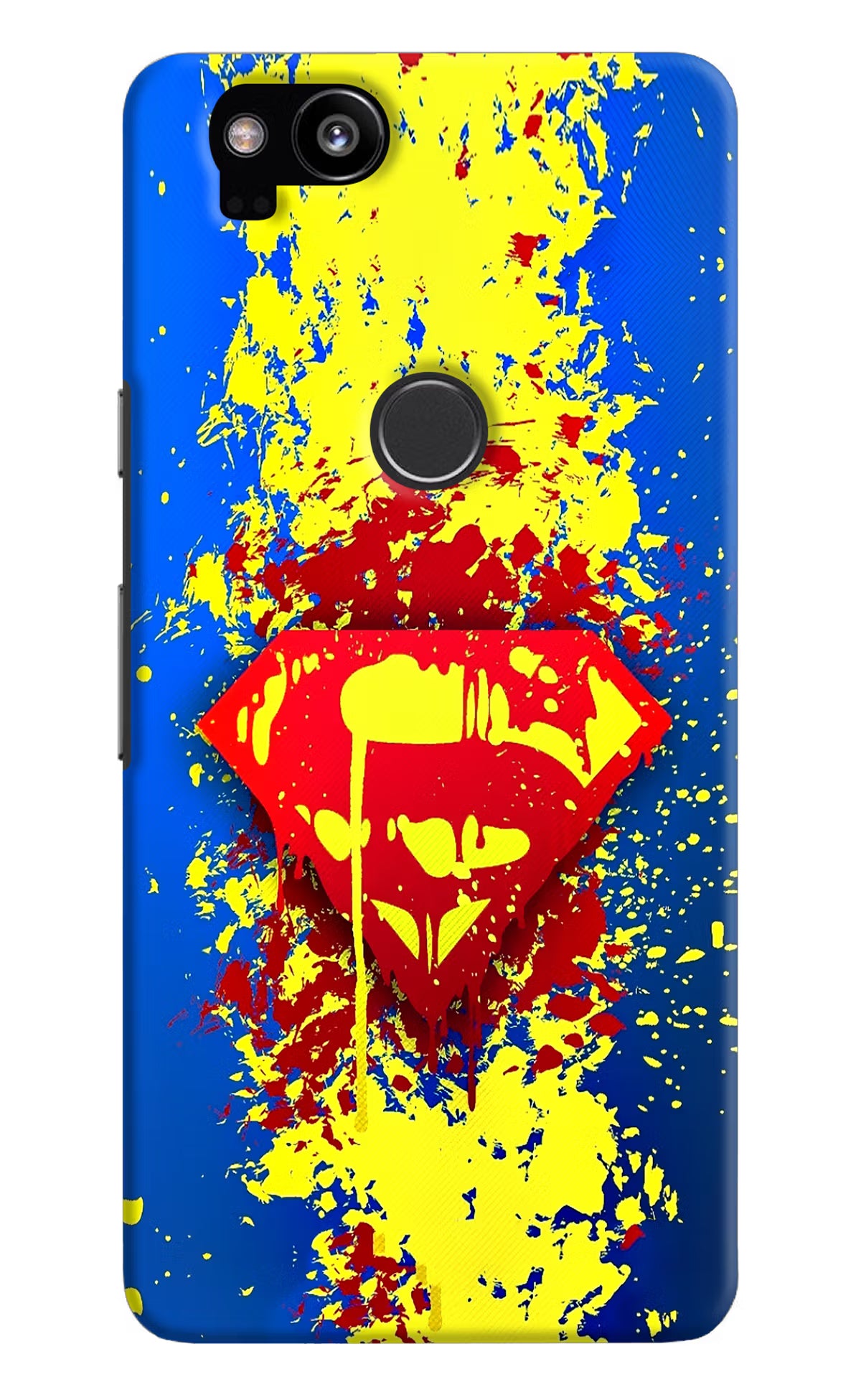 Superman logo Google Pixel 2 Back Cover - Superman logo Google Pixel 2 Hard Case Back Cover by Casekaro Superman logo Google Pixel 2 Hard Case Back Cover by Casekaro