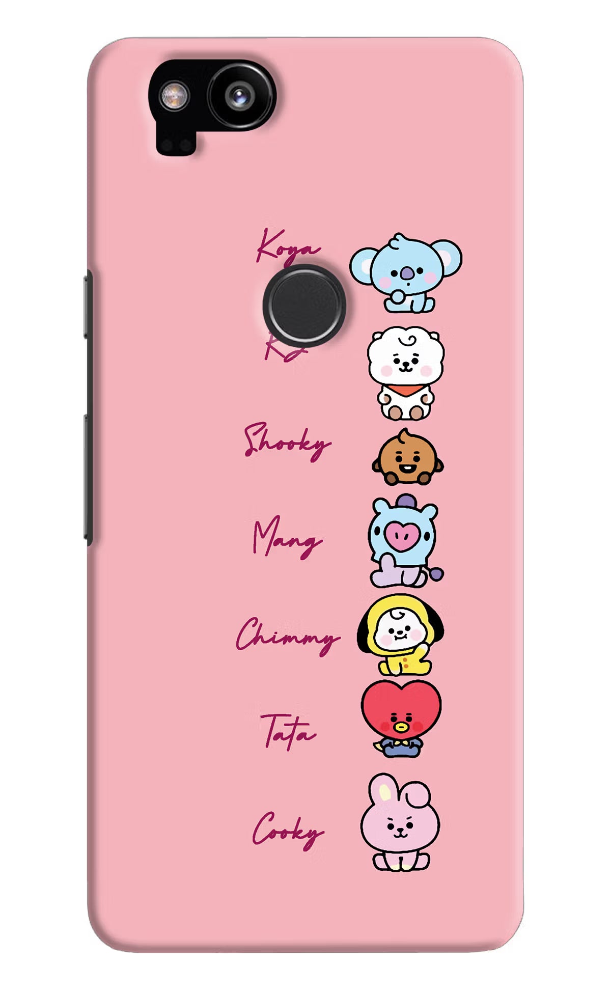 BTS names Google Pixel 2 Back Cover - BTS names Google Pixel 2 Hard Case Back Cover by Casekaro BTS names Google Pixel 2 Hard Case Back Cover by Casekaro