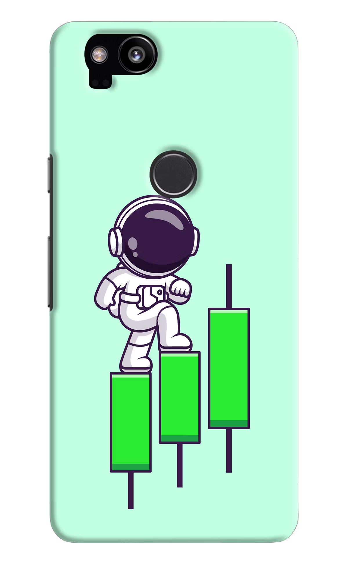 Astronaut Trader Google Pixel 2 Back Cover - Astronaut Trader Google Pixel 2 Hard Case Back Cover by Casekaro Astronaut Trader Google Pixel 2 Hard Case Back Cover by Casekaro