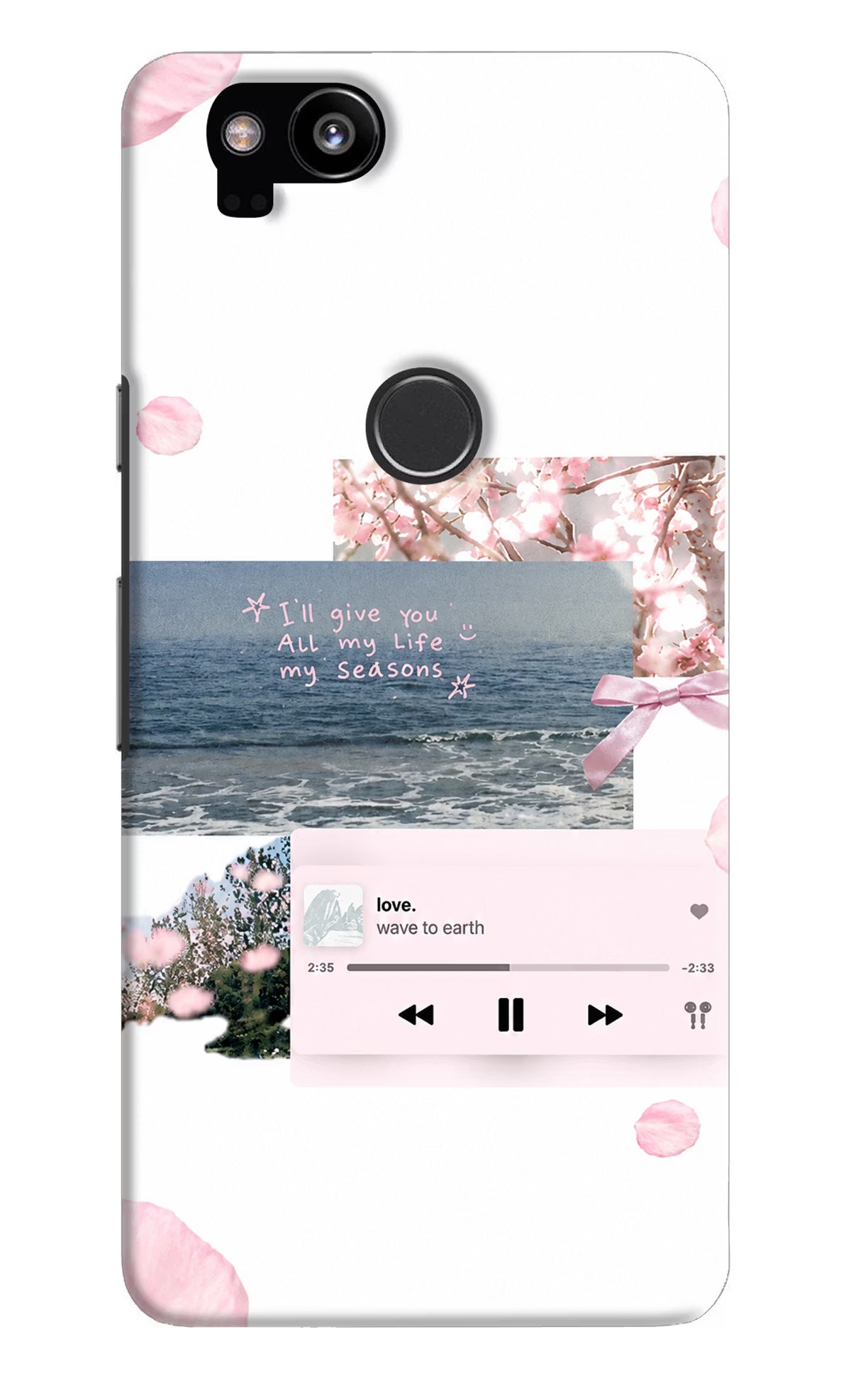 Wave to earth Google Pixel 2 Back Cover - Wave to earth Google Pixel 2 Back Cover Wave to earth Google Pixel 2 Back Cover
