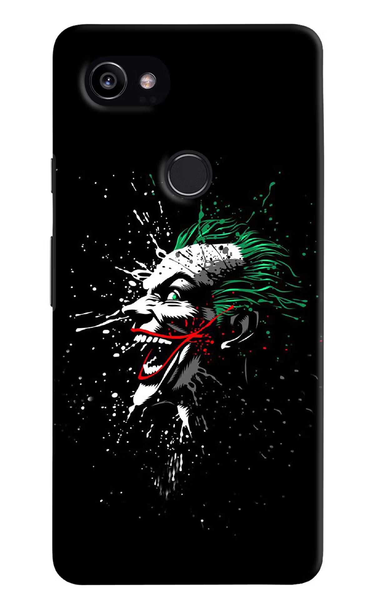 Joker Google Pixel 2 XL Back Cover - Joker Google Pixel 2 XL Hard Case Back Cover by Casekaro Joker Google Pixel 2 XL Hard Case Back Cover by Casekaro