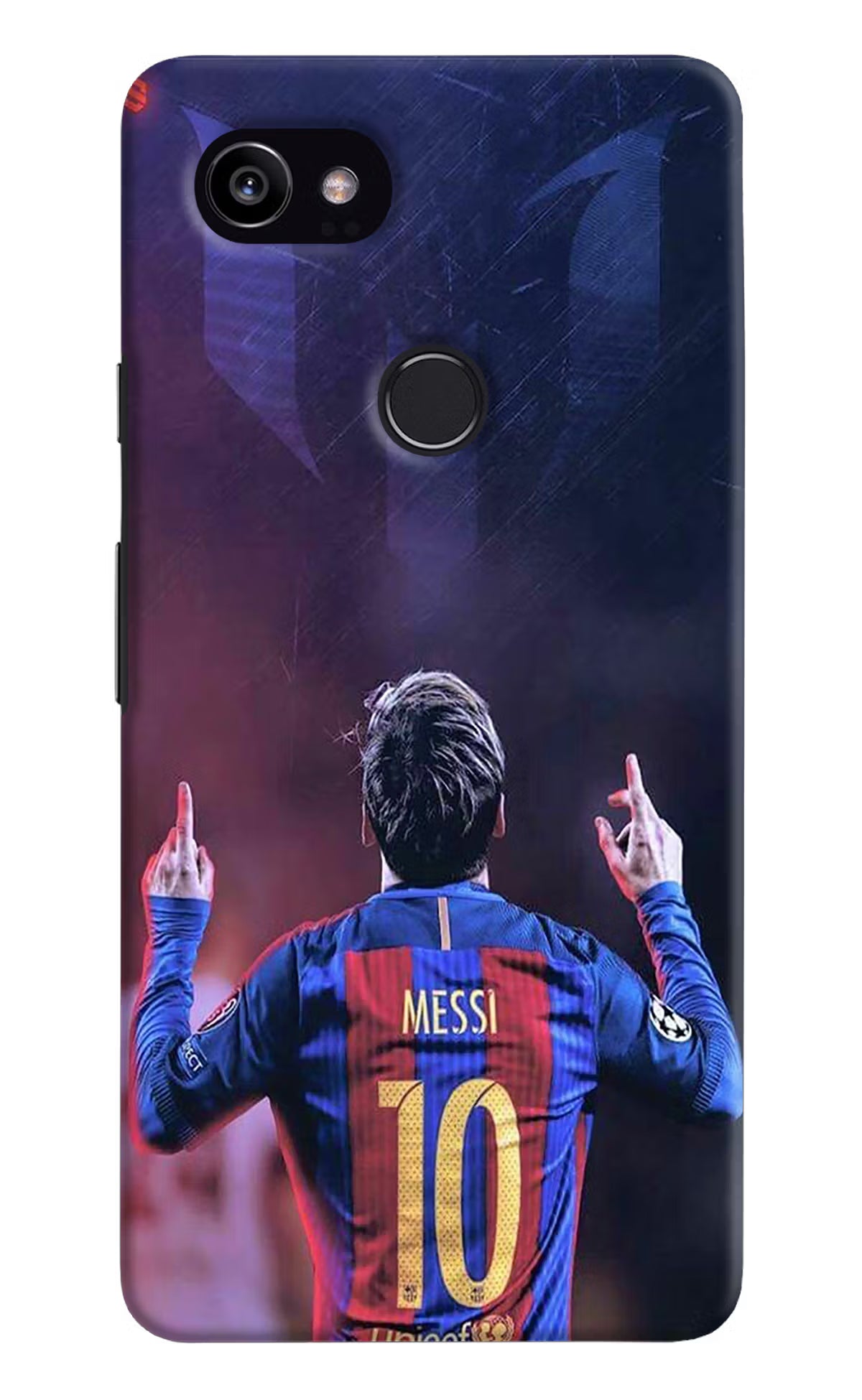 Messi Google Pixel 2 XL Back Cover - Messi Google Pixel 2 XL Hard Case Back Cover by Casekaro Messi Google Pixel 2 XL Hard Case Back Cover by Casekaro