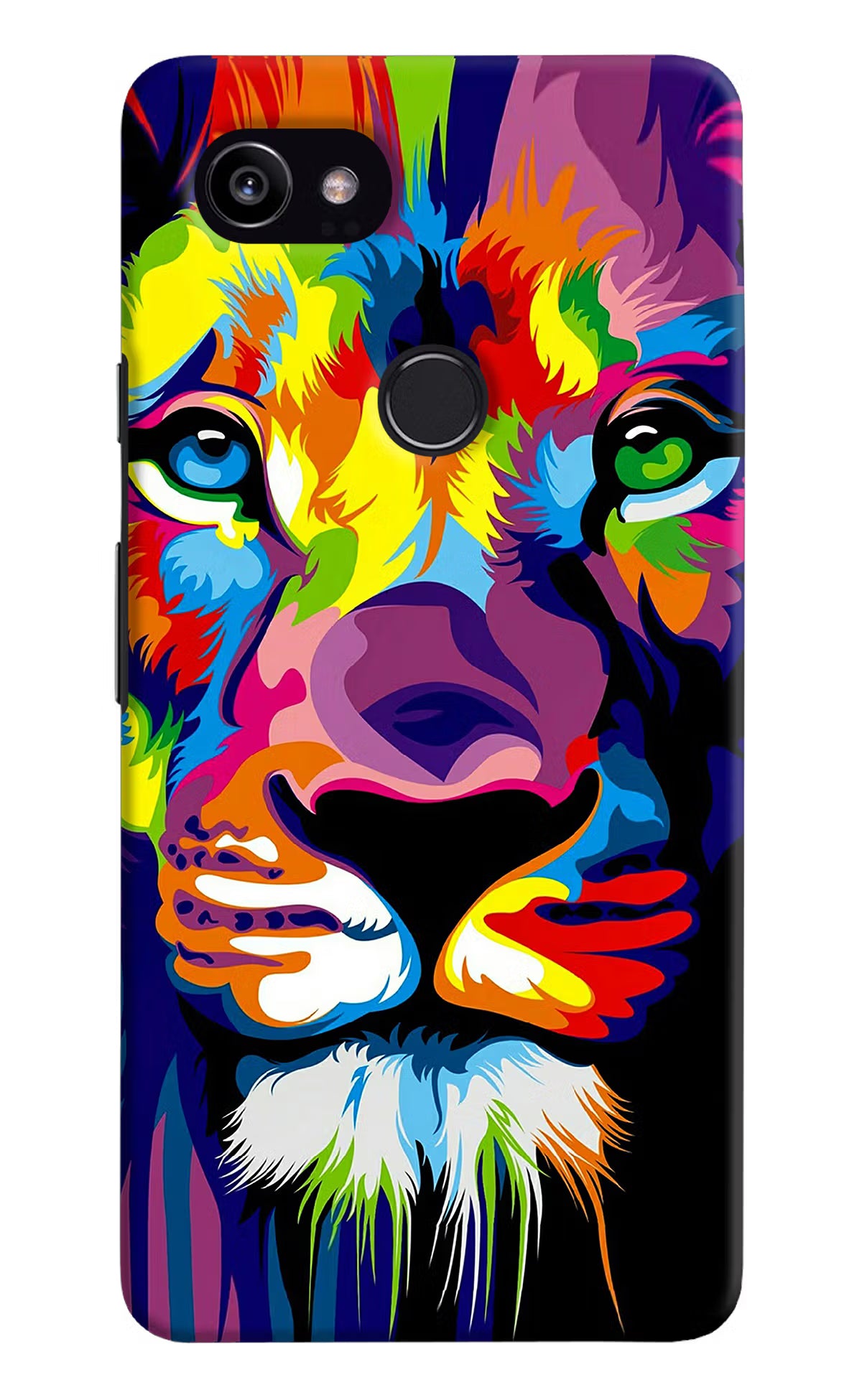 Lion Google Pixel 2 XL Back Cover - Lion Google Pixel 2 XL Hard Case Back Cover by Casekaro Lion Google Pixel 2 XL Hard Case Back Cover by Casekaro