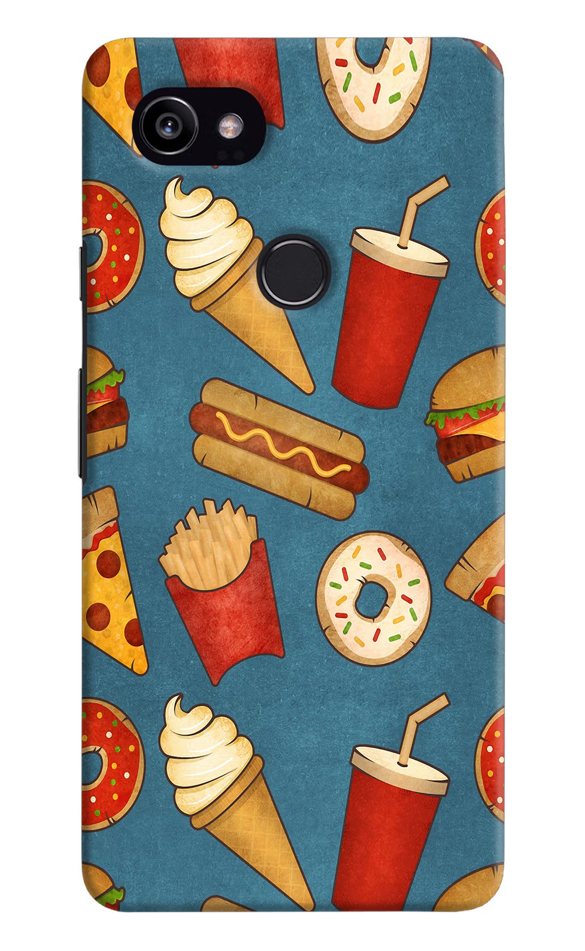 Foodie Google Pixel 2 XL Back Cover - Foodie Google Pixel 2 XL Hard Case Back Cover by Casekaro Foodie Google Pixel 2 XL Hard Case Back Cover by Casekaro