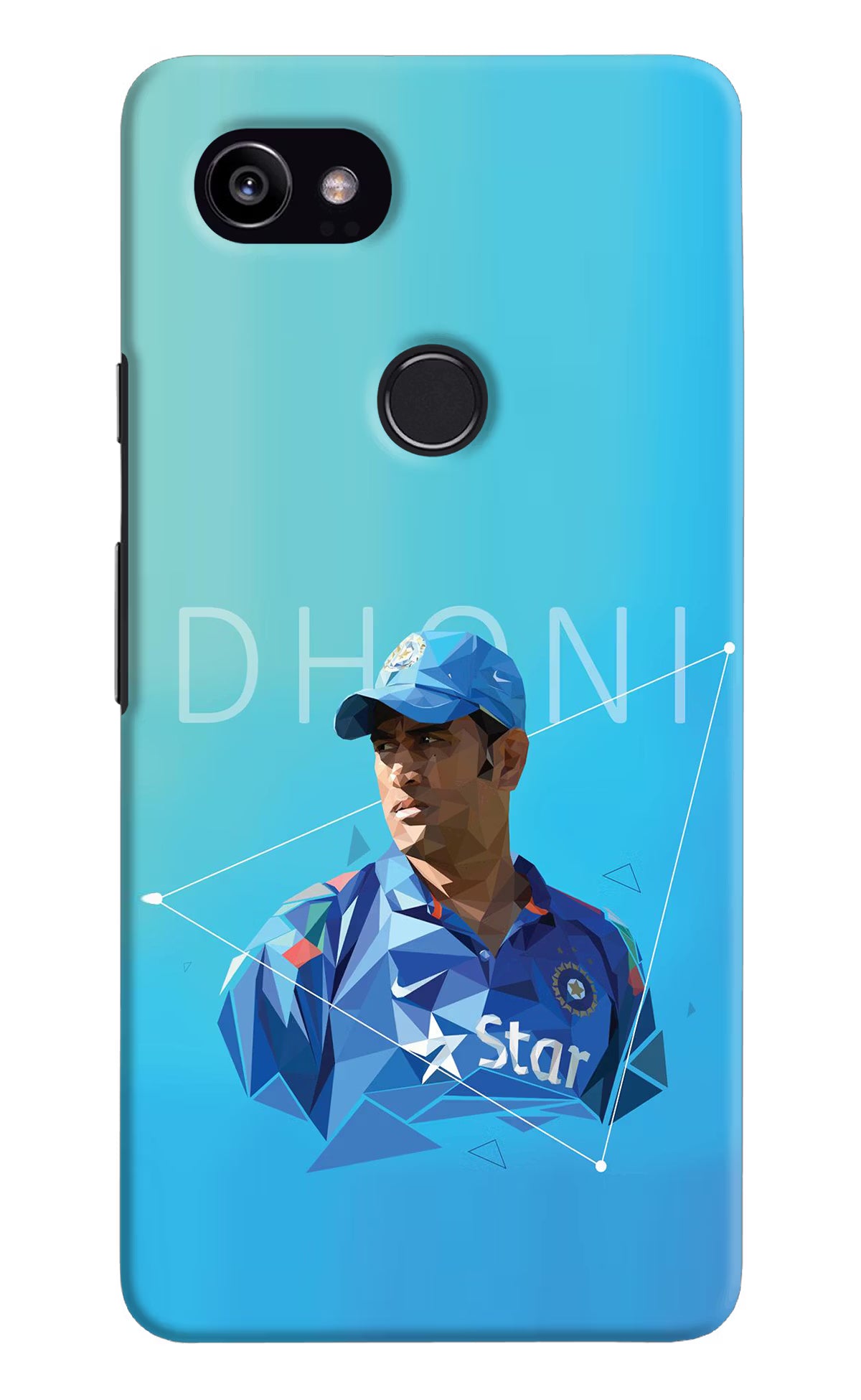 Dhoni Artwork Google Pixel 2 XL Back Cover - Dhoni Artwork Google Pixel 2 XL Hard Case Back Cover by Casekaro Dhoni Artwork Google Pixel 2 XL Hard Case Back Cover by Casekaro