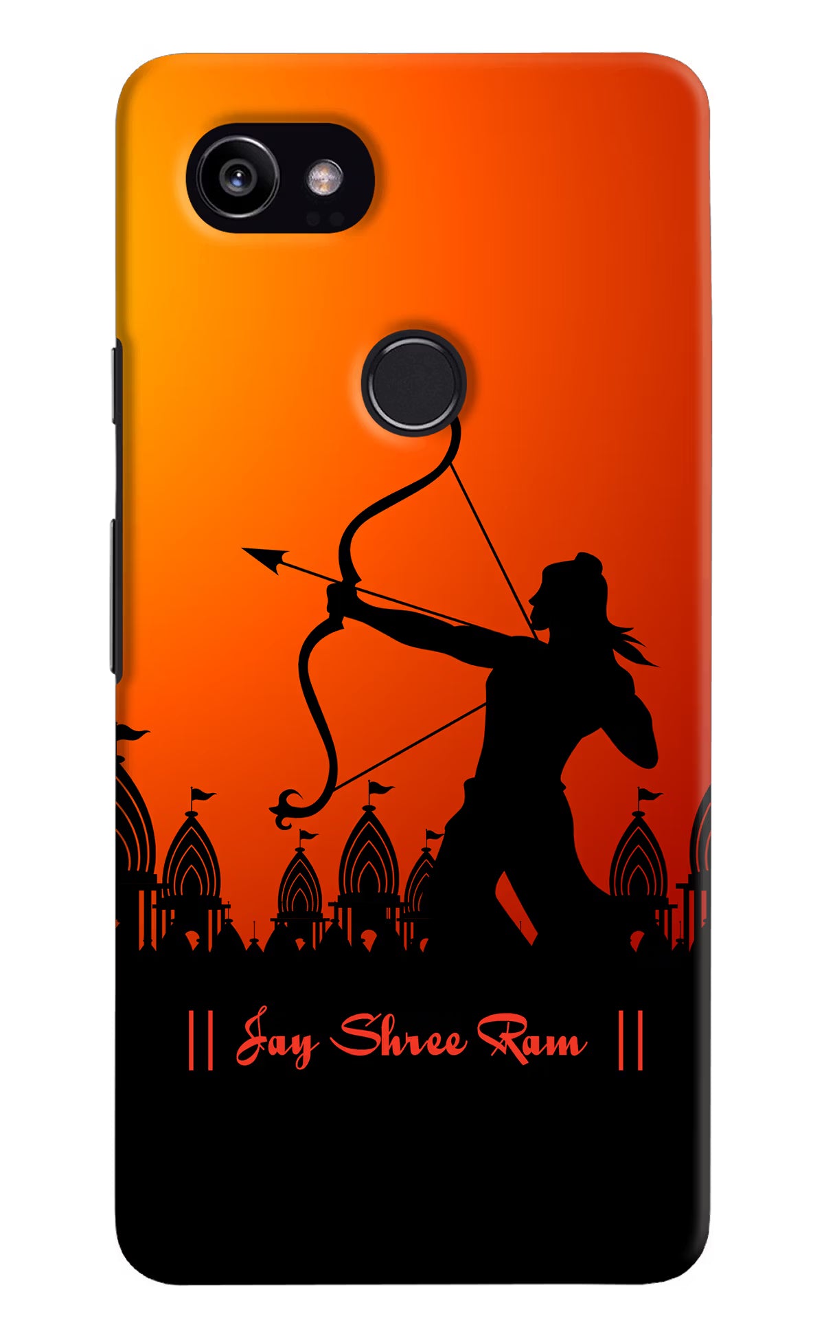 Lord Ram - 4 Google Pixel 2 XL Back Cover - Lord Ram - 4 Google Pixel 2 XL Hard Case Back Cover by Casekaro Lord Ram - 4 Google Pixel 2 XL Hard Case Back Cover by Casekaro