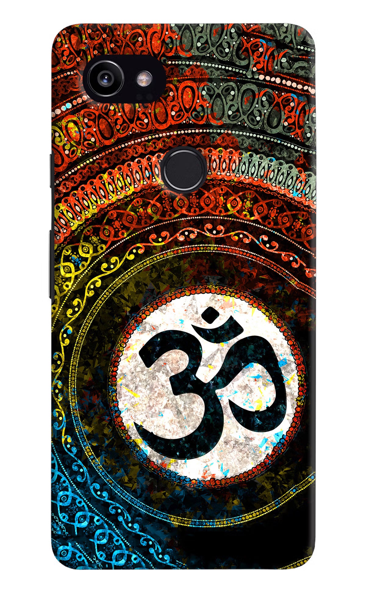 Om Cultural Google Pixel 2 XL Back Cover - Om Cultural Google Pixel 2 XL Hard Case Back Cover by Casekaro Om Cultural Google Pixel 2 XL Hard Case Back Cover by Casekaro